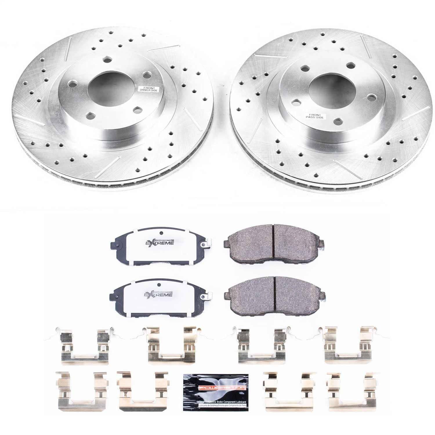 Power Stop - K2282-26 - Front - Disc Brake Pad and Rotor Kit