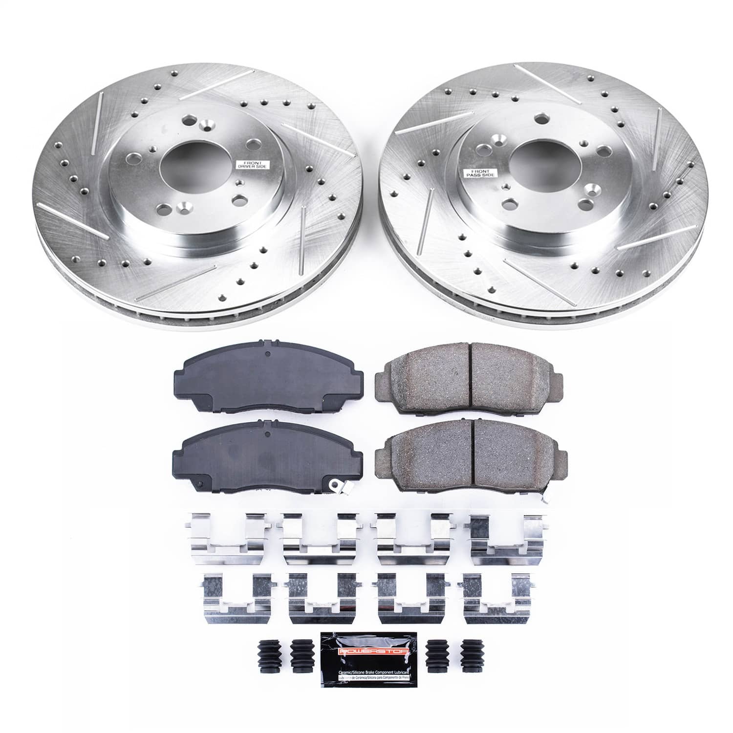 Power Stop - K2292 - Front - Disc Brake Pad and Rotor Kit