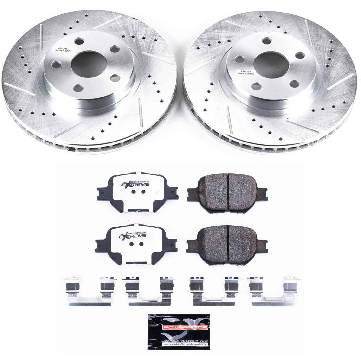 Power Stop - K2313-26 - Front - Disc Brake Pad and Rotor Kit