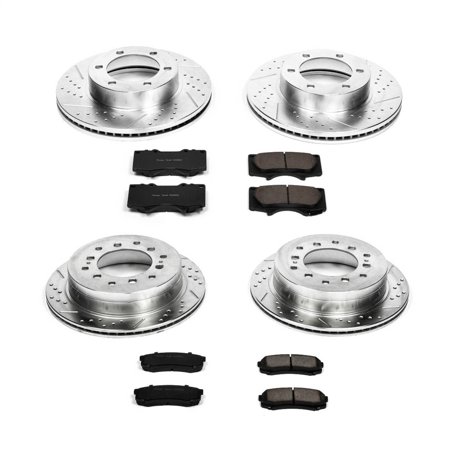 Power Stop - K2325 - Front and Rear - Disc Brake Pad and Rotor Kit