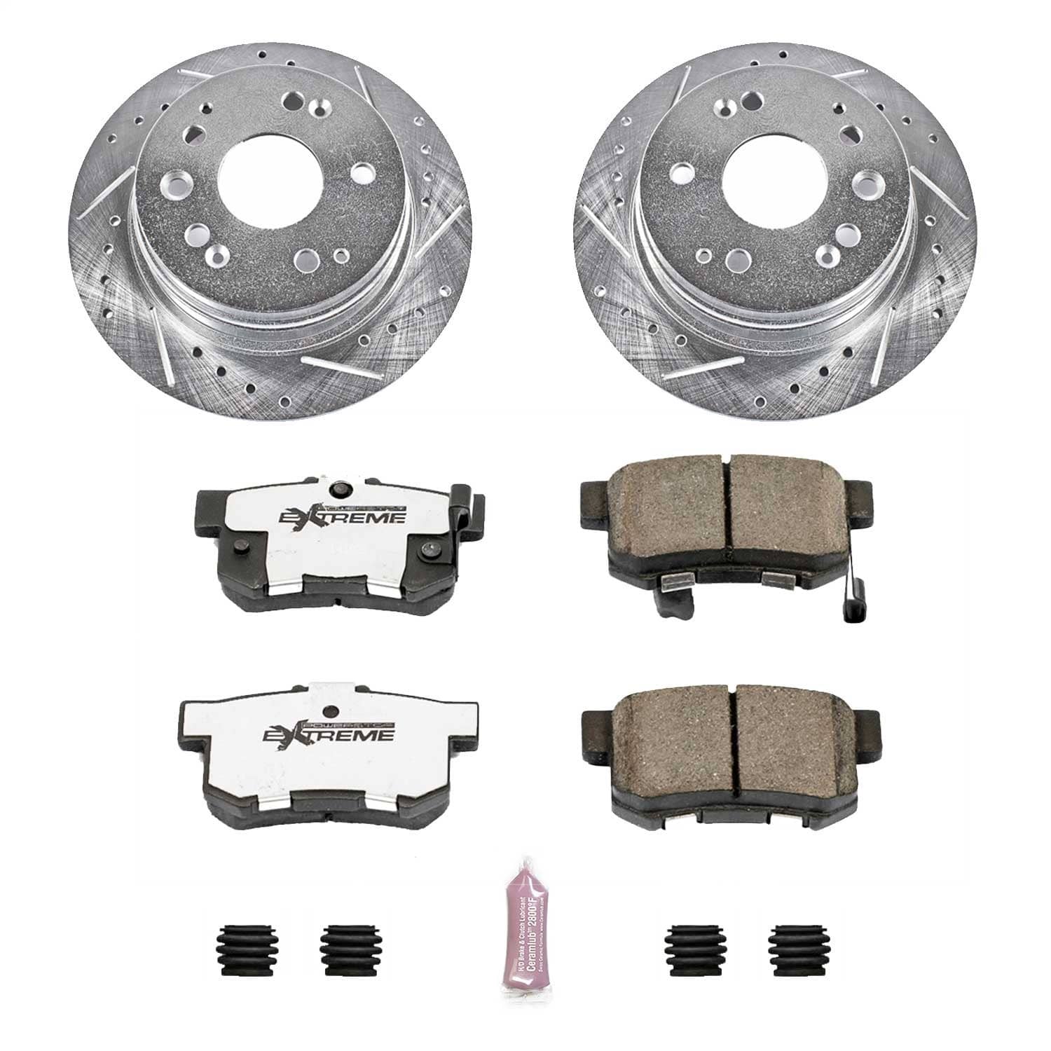 Power Stop - K2383-26 - Rear - Disc Brake Pad and Rotor Kit