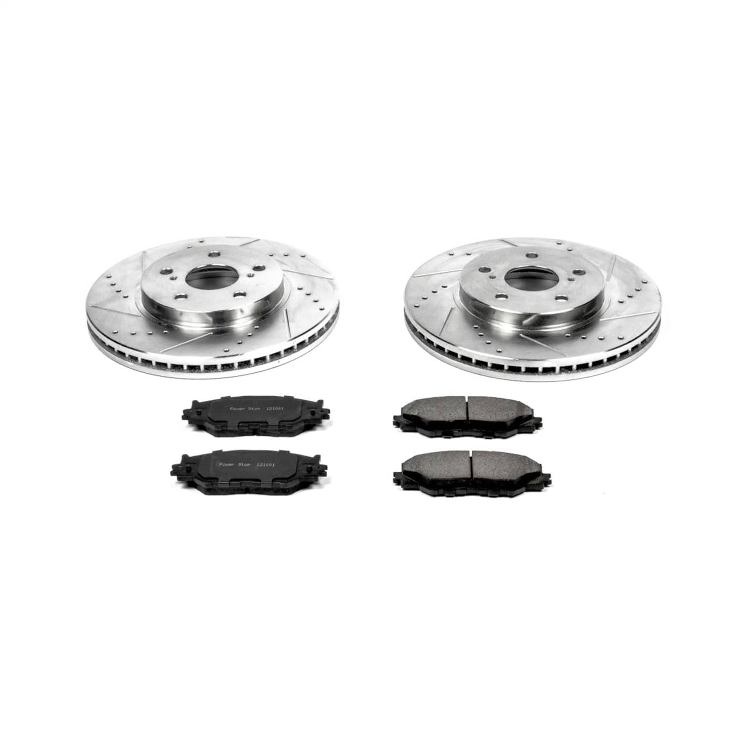 Power Stop - K2406 - Front - Disc Brake Pad and Rotor Kit