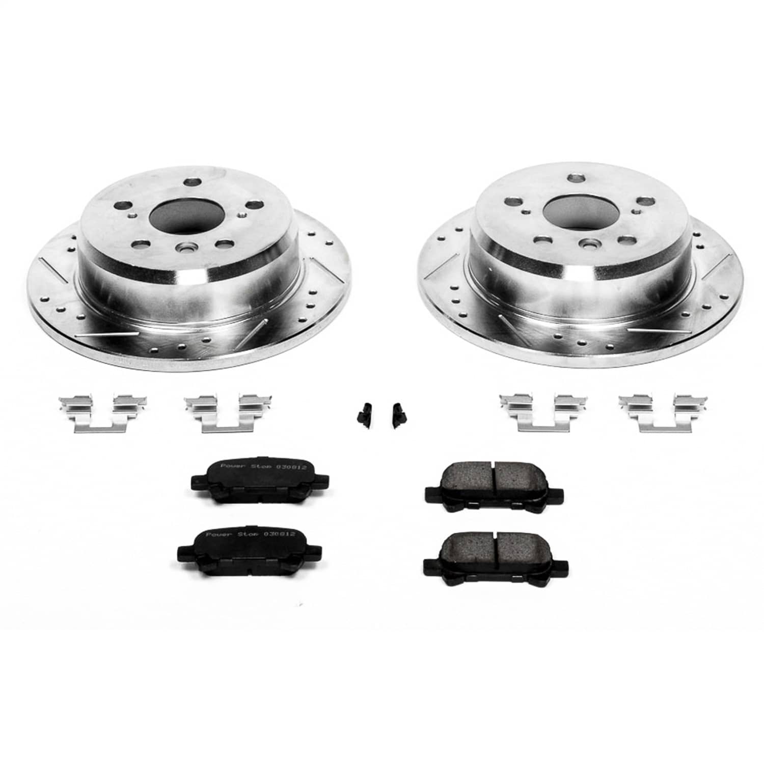 Power Stop - K2417 - Rear - Disc Brake Pad and Rotor Kit