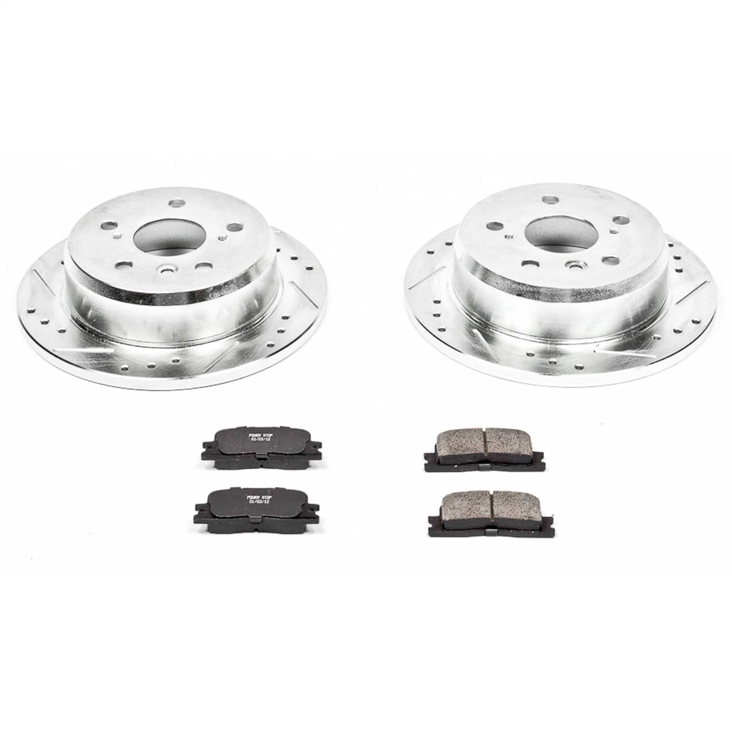 Power Stop - K2418 - Rear - Disc Brake Pad and Rotor Kit