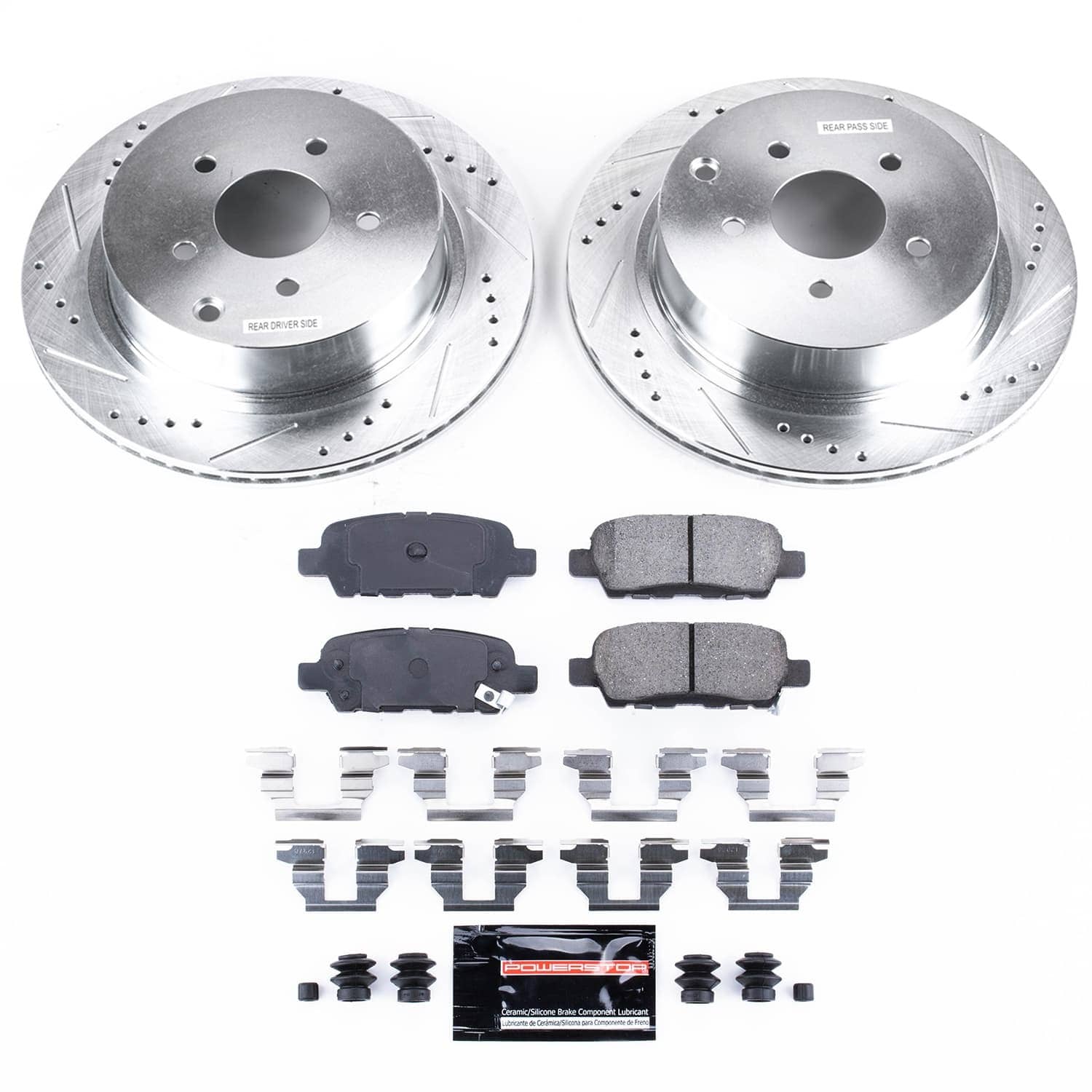 Power Stop - K2427 - Rear - Disc Brake Pad and Rotor Kit