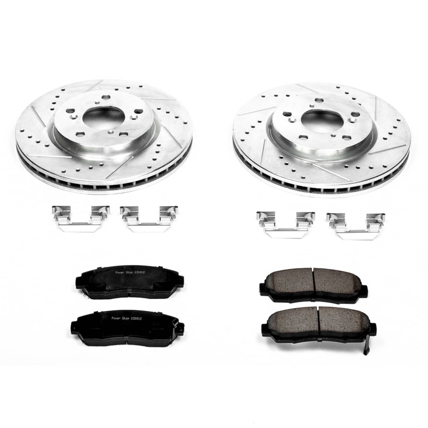 Power Stop - K2435 - Front - Disc Brake Pad and Rotor Kit