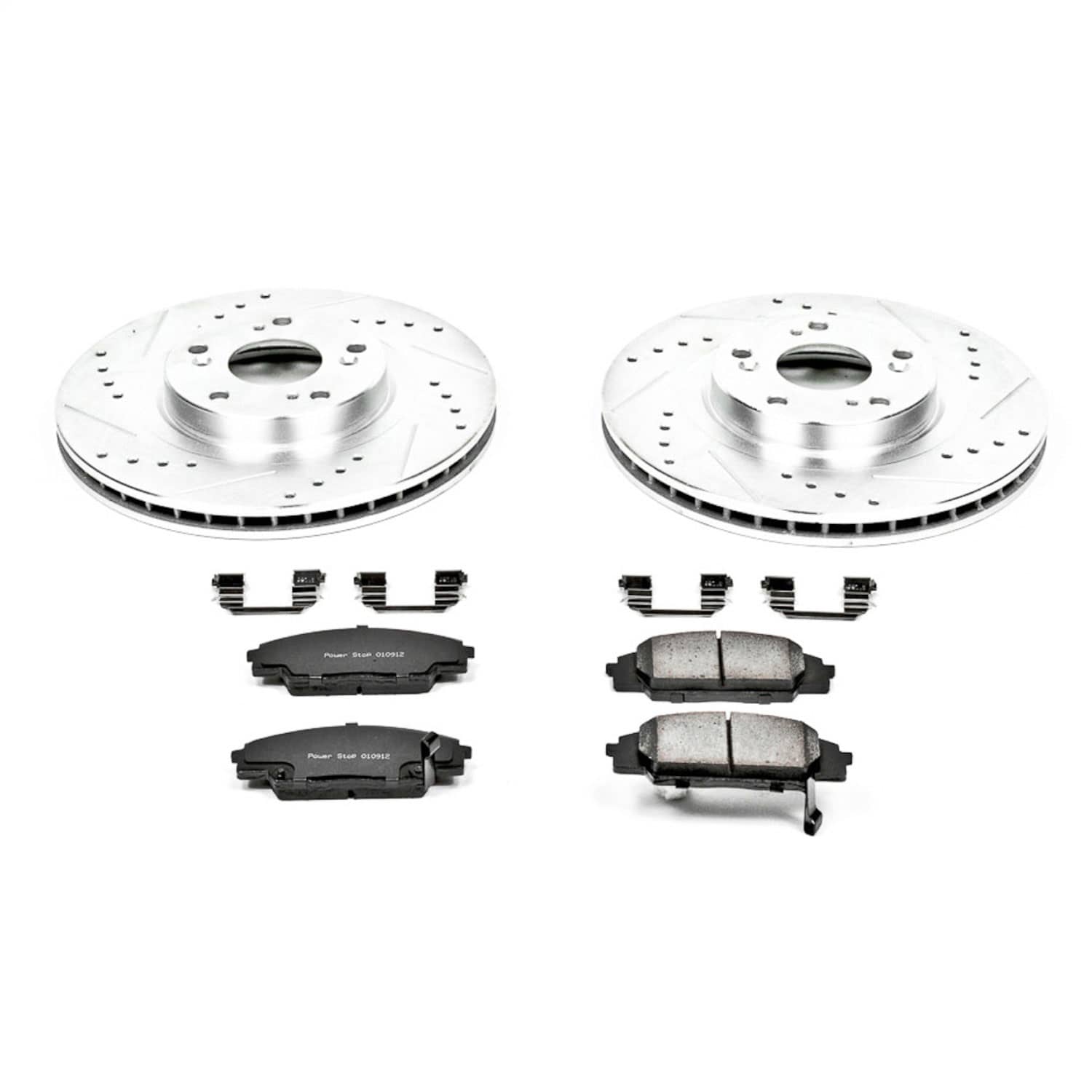 Power Stop - K2439 - Front - Disc Brake Pad and Rotor Kit