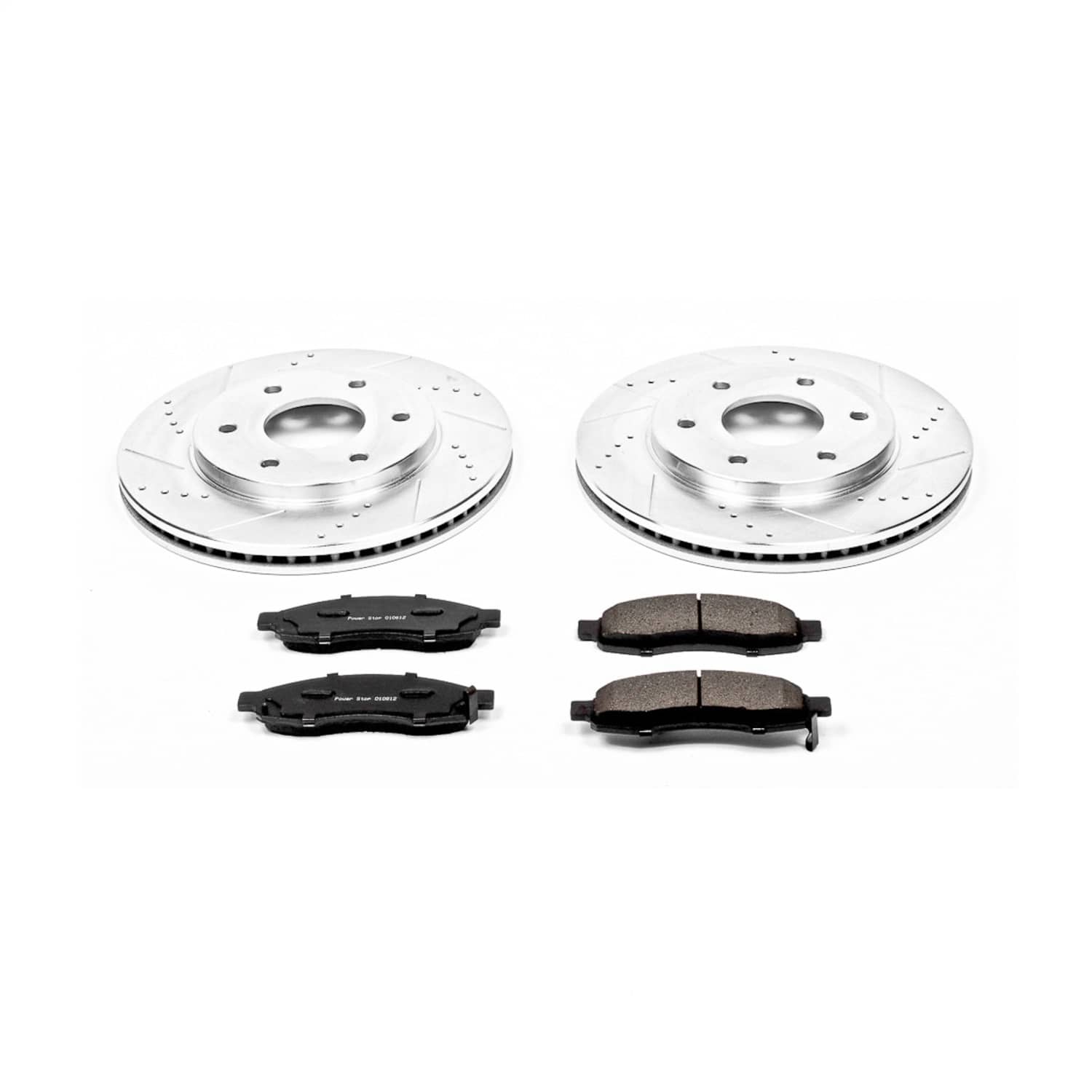 Power Stop - K2442 - Front - Disc Brake Pad and Rotor Kit