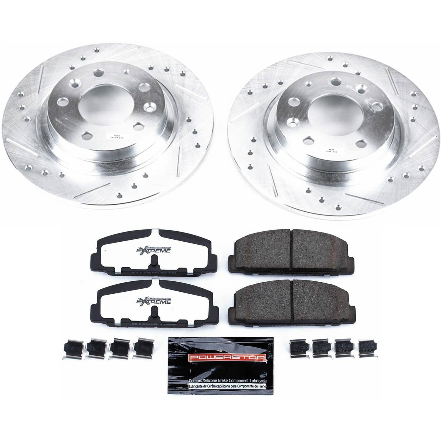 Power Stop - K2452-26 - Rear - Disc Brake Pad and Rotor Kit