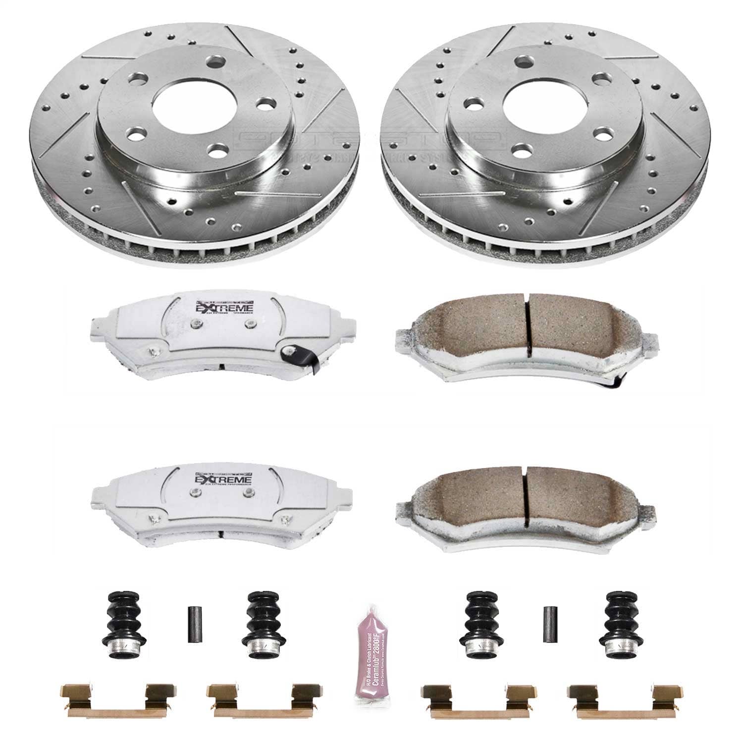 Power Stop - K2553-26 - Front - Disc Brake Pad and Rotor Kit