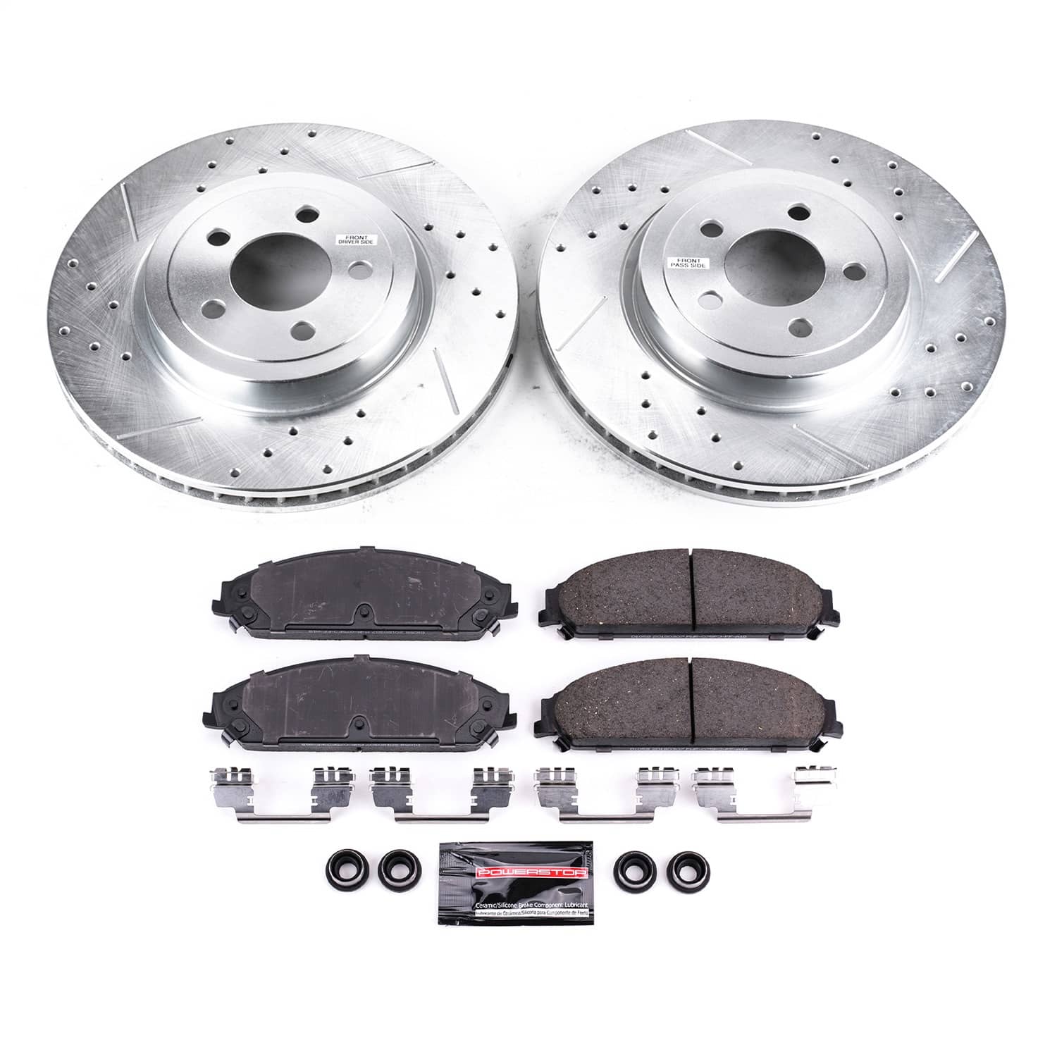 Power Stop - K2560 - Front - Disc Brake Pad and Rotor Kit