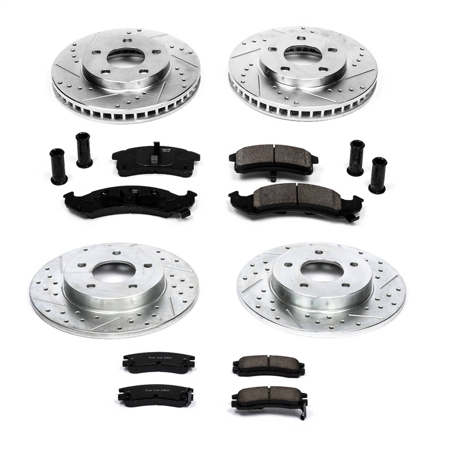 Power Stop - K2761 - Front and Rear - Disc Brake Pad and Rotor Kit