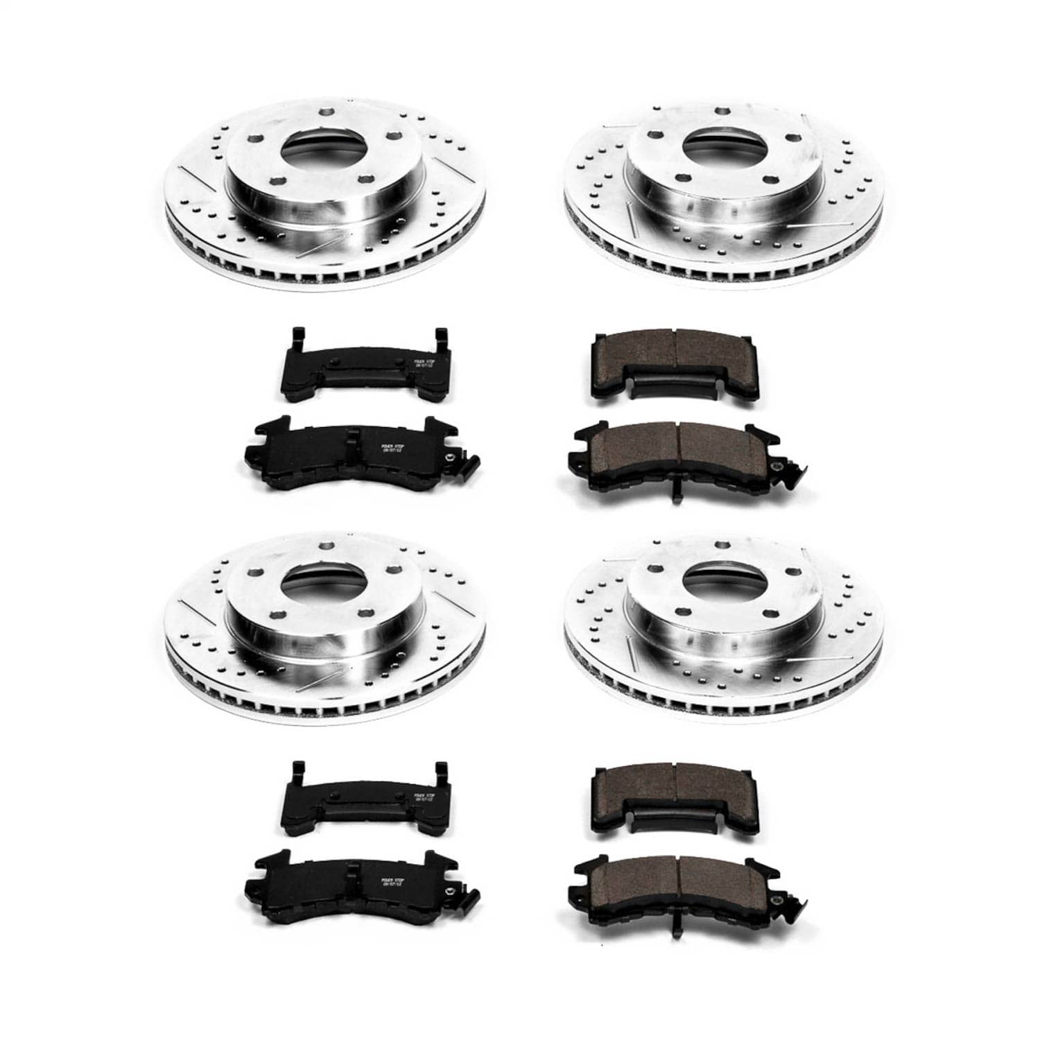 Power Stop - K2847 - Front and Rear - Disc Brake Pad and Rotor Kit