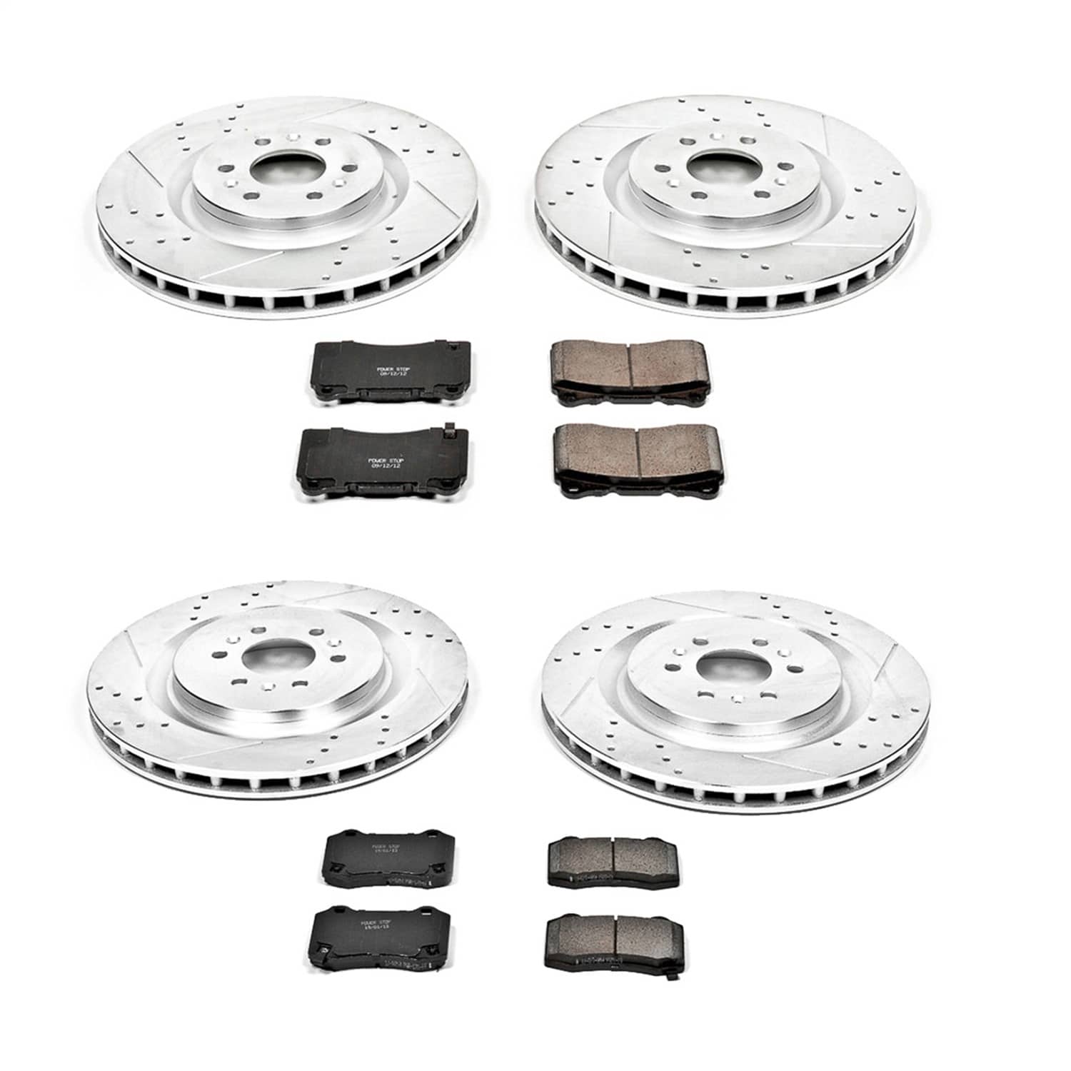 Power Stop - K2881 - Front and Rear - Disc Brake Pad and Rotor Kit