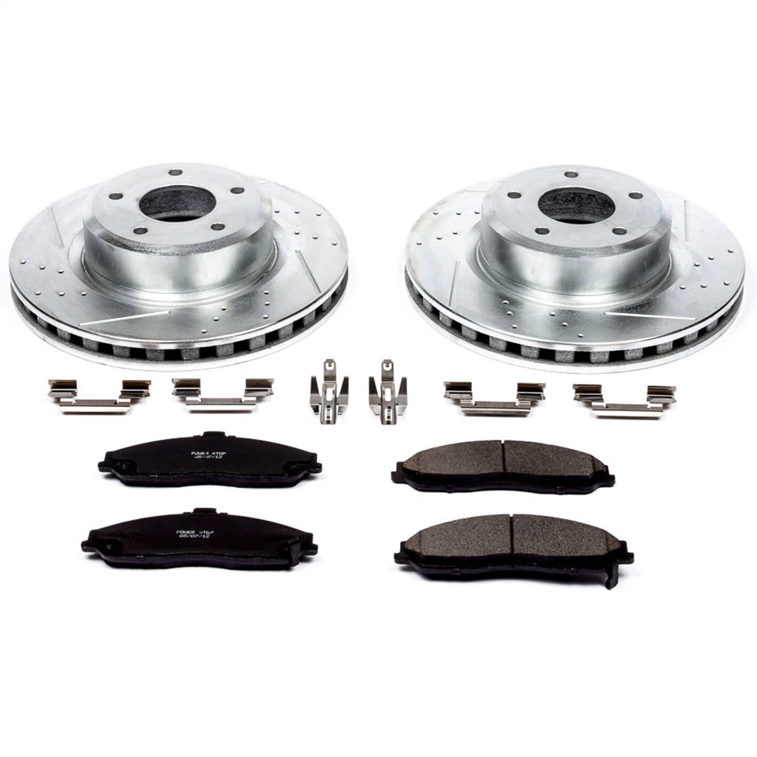 Power Stop - K2912 - Front - Disc Brake Pad and Rotor Kit