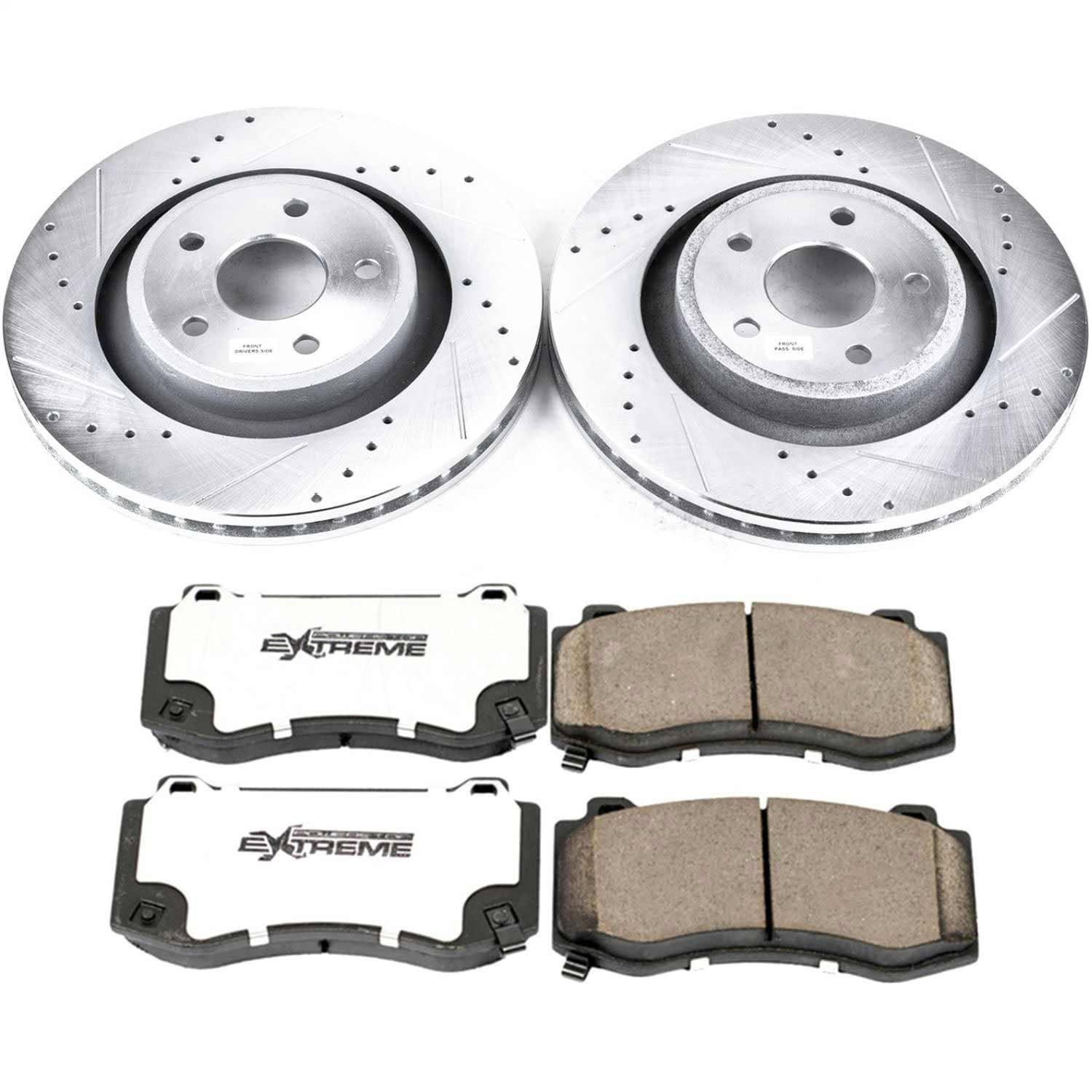 Power Stop - K2924-26 - Front - Disc Brake Pad and Rotor Kit