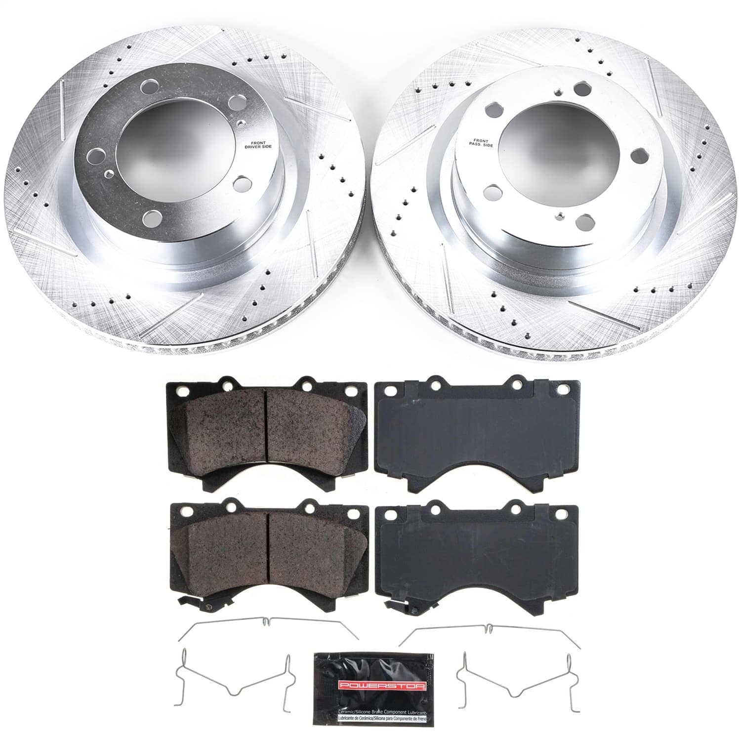 Power Stop - K2952 - Front - Disc Brake Pad and Rotor Kit