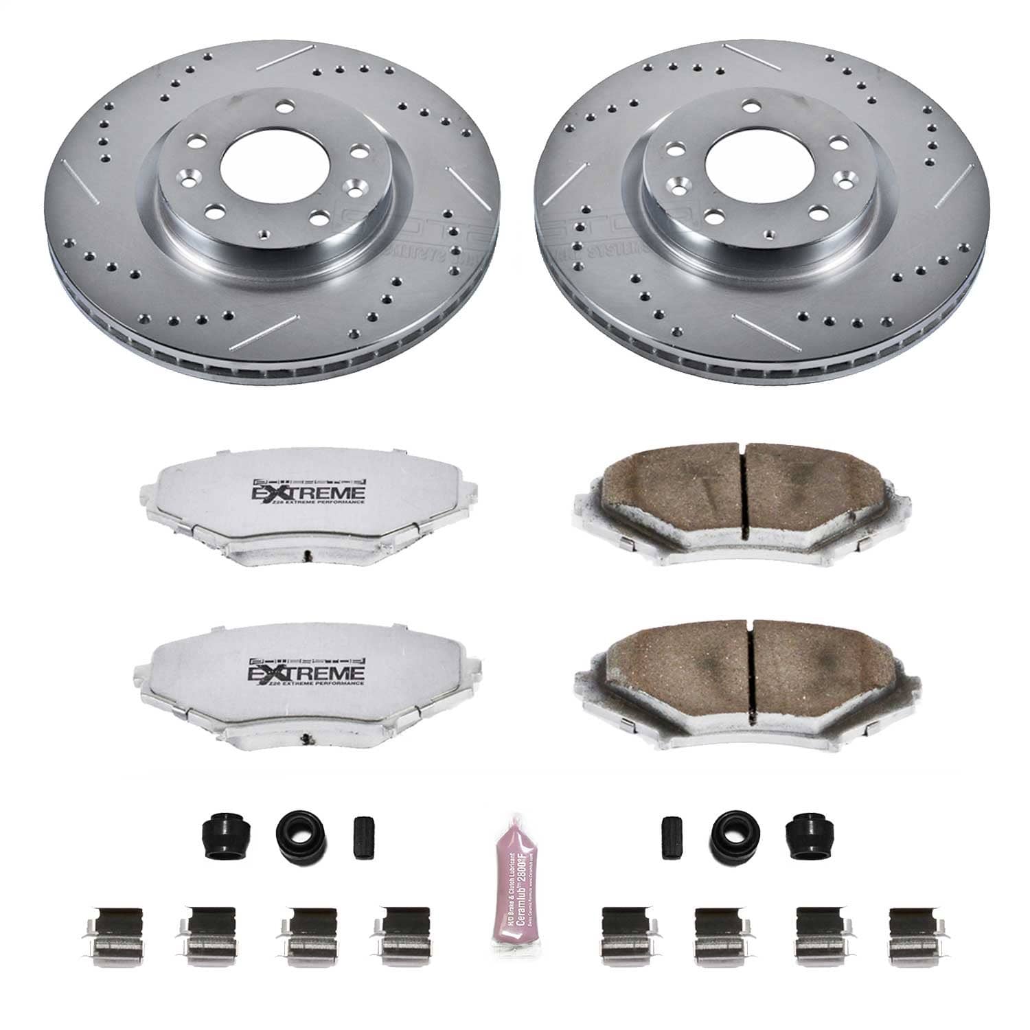 Power Stop - K2964-26 - Front - Disc Brake Pad and Rotor Kit