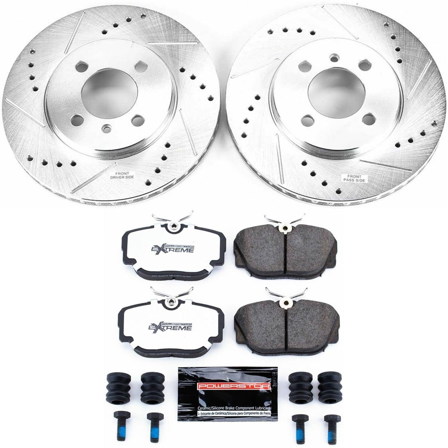 Power Stop - K3008-36 - Front - Disc Brake Pad and Rotor Kit