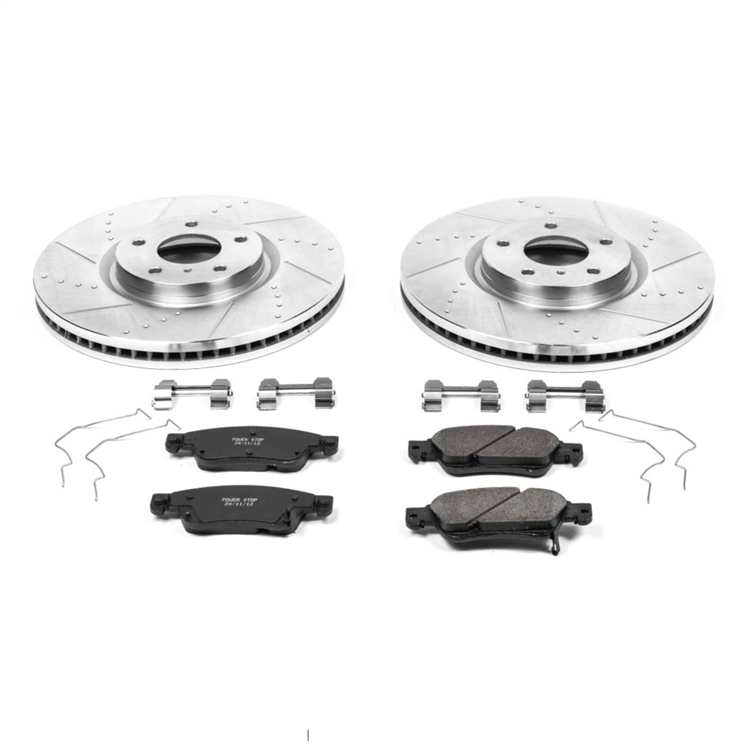 Power Stop - K3022 - Front - Disc Brake Pad and Rotor Kit