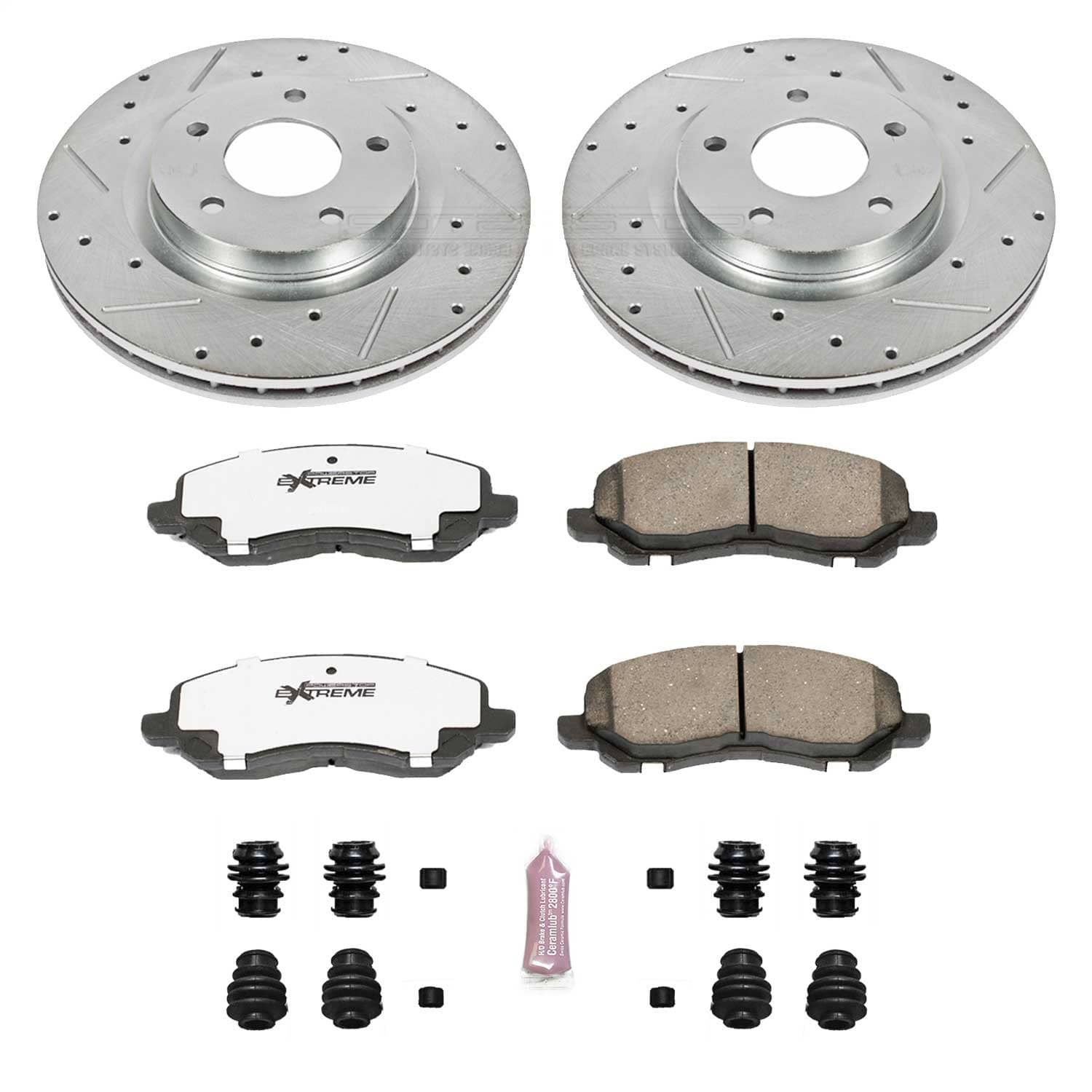 Power Stop - K3032-26 - Front - Disc Brake Pad and Rotor Kit