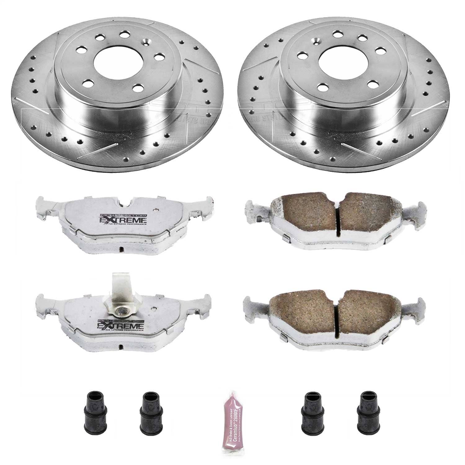 Power Stop - K3080-26 - Rear - Disc Brake Pad and Rotor Kit