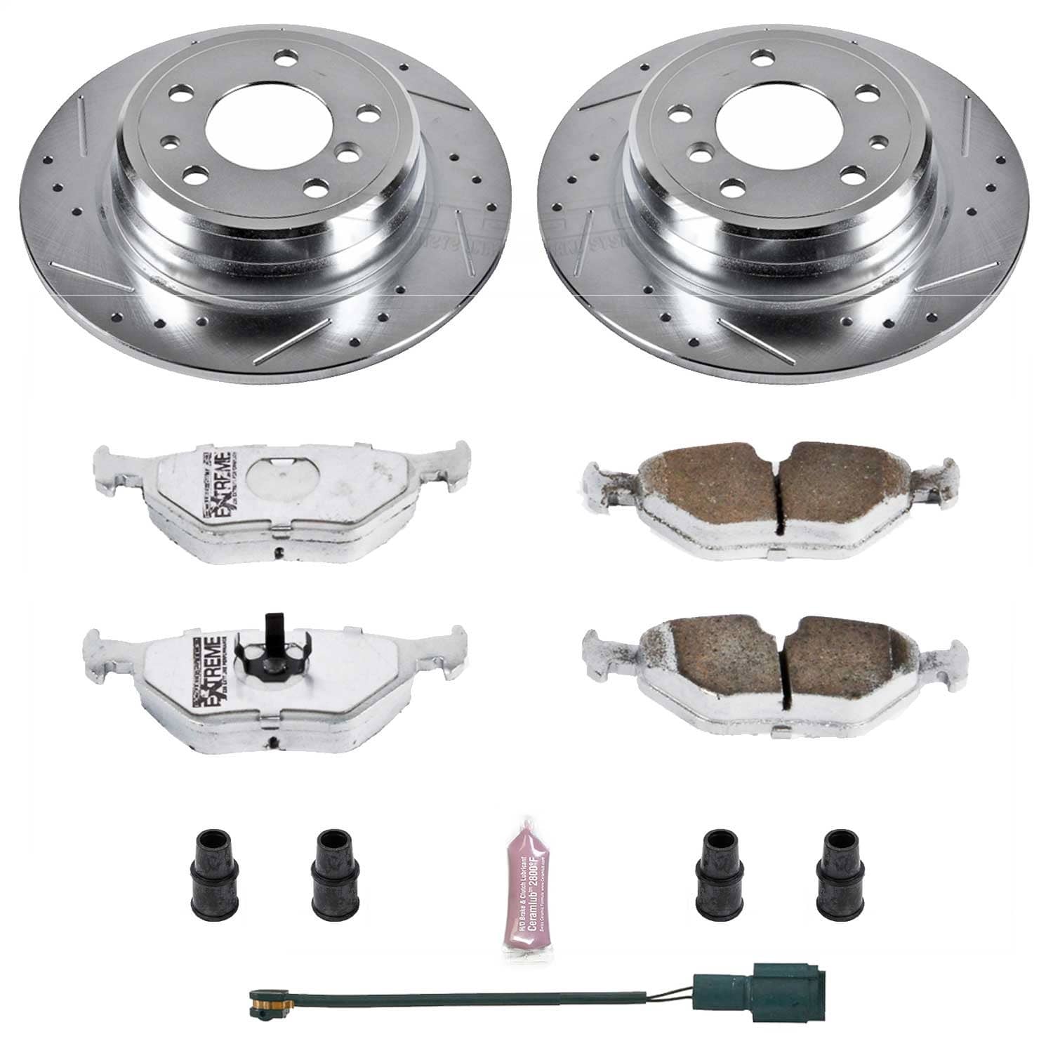 Power Stop - K393-26 - Rear - Disc Brake Pad and Rotor Kit