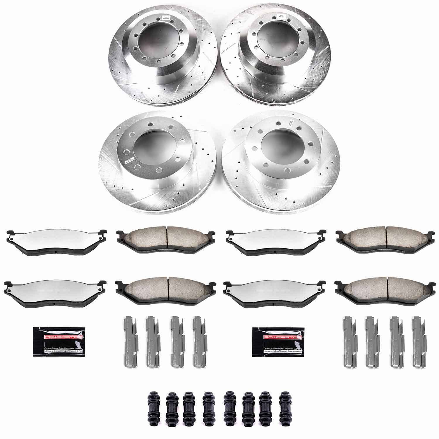Power Stop - K4416-36 - Front and Rear - Disc Brake Pad and Rotor Kit