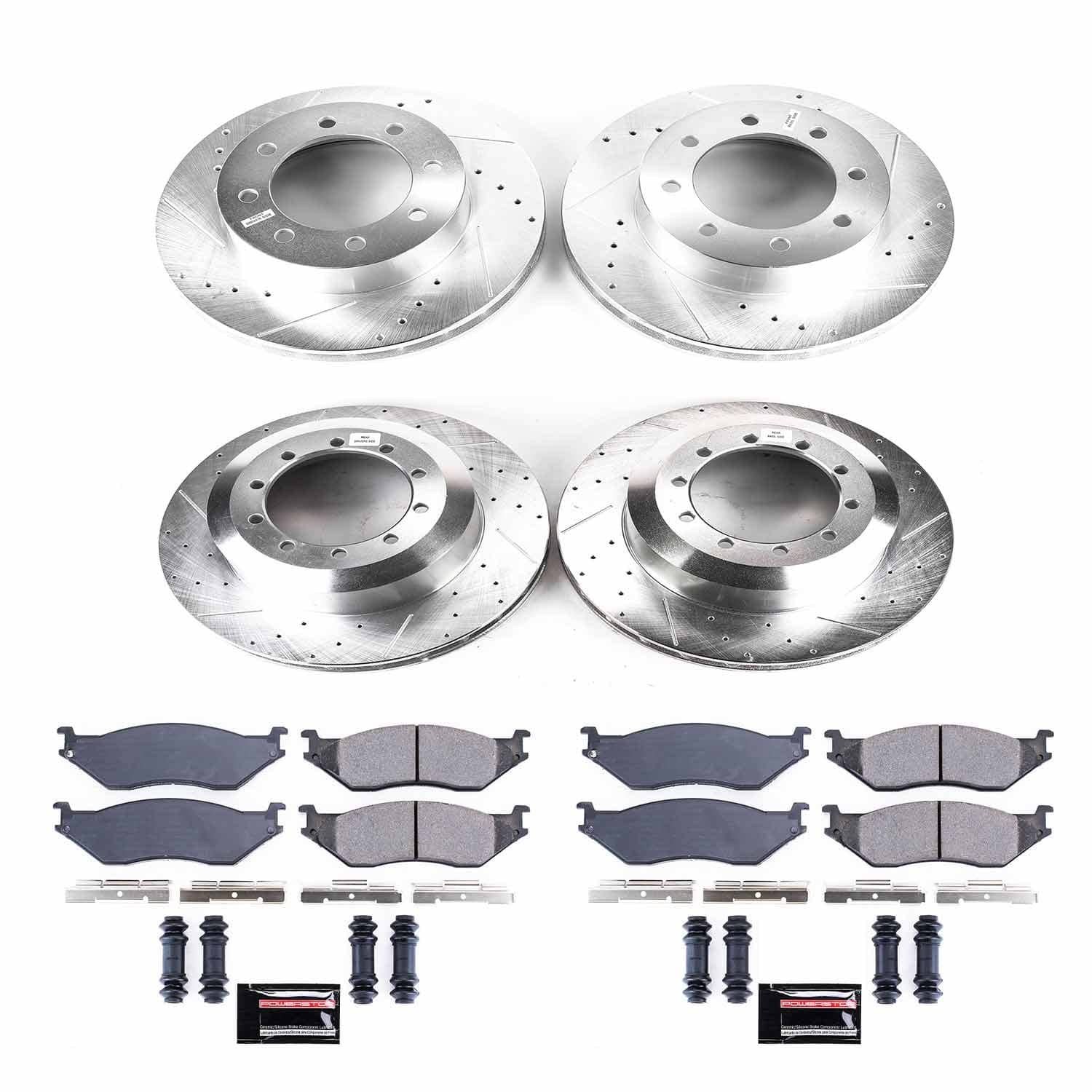 Power Stop - K4416 - Front and Rear - Disc Brake Pad and Rotor Kit