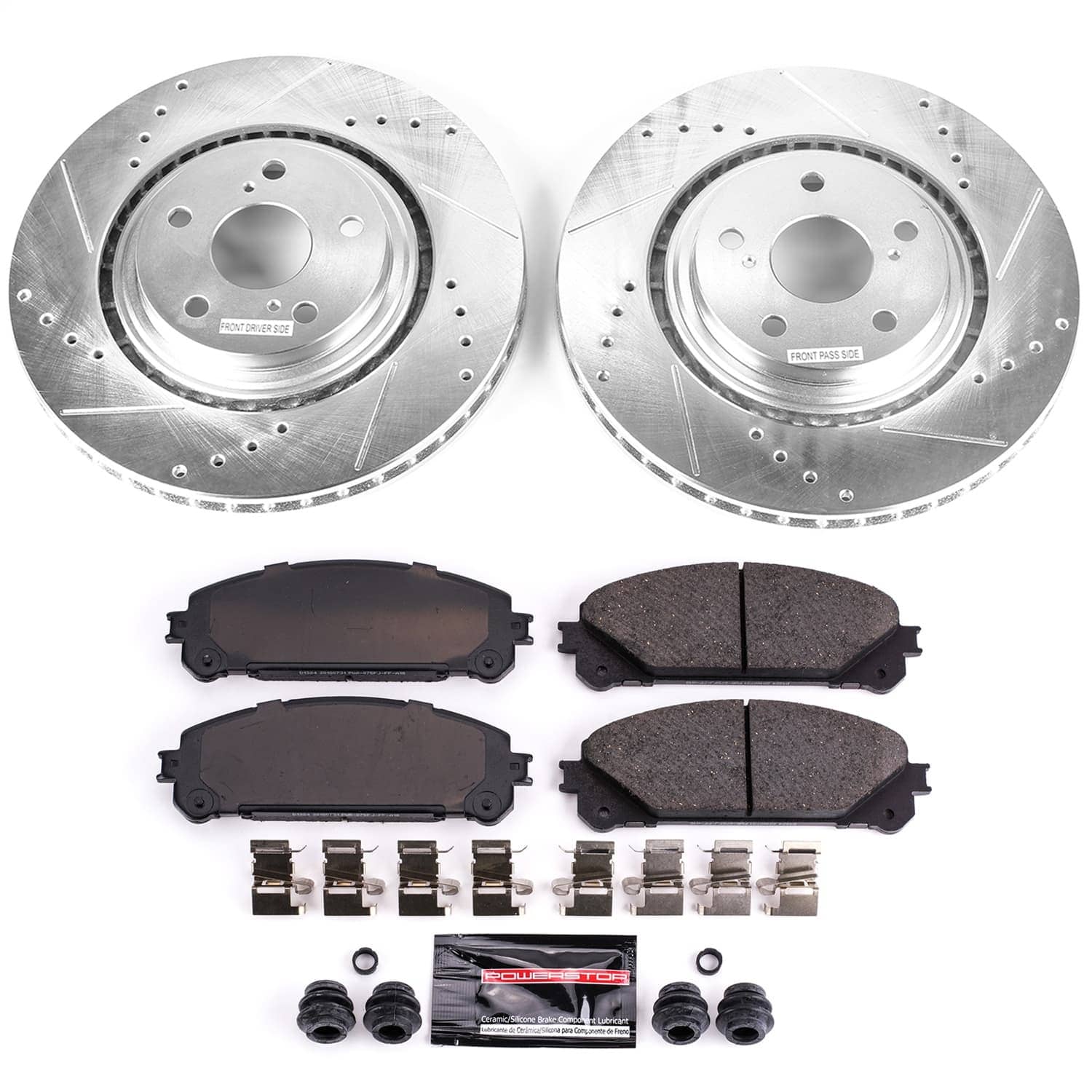 Power Stop - K4713 - Front - Disc Brake Pad and Rotor Kit