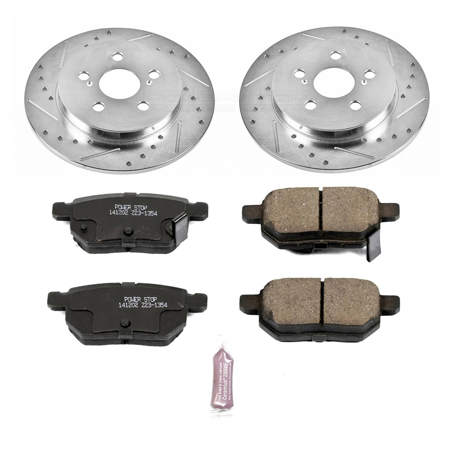 Power Stop - K4736 - Rear - Disc Brake Pad and Rotor Kit