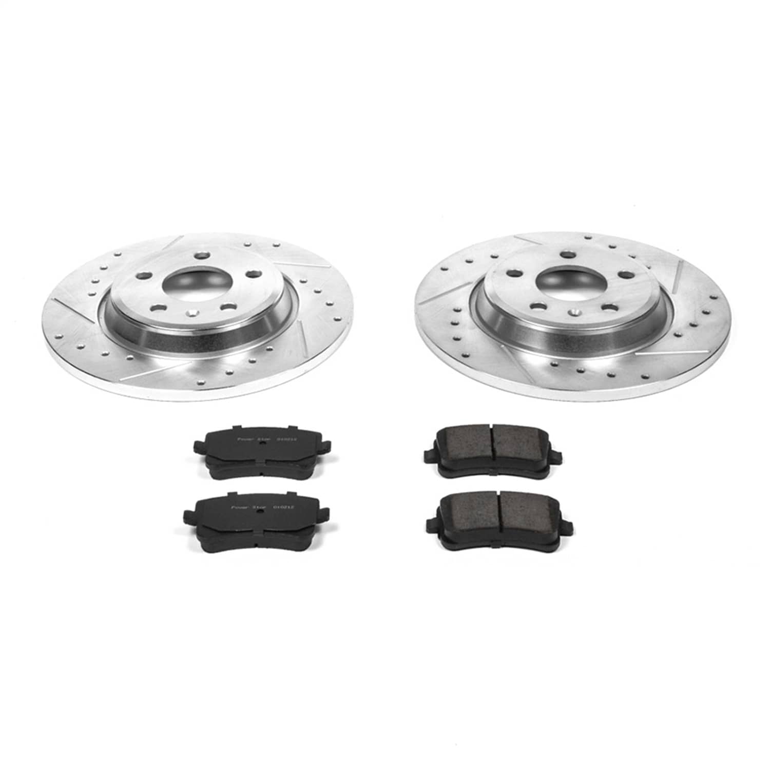 Power Stop - K4745 - Rear - Disc Brake Pad and Rotor Kit