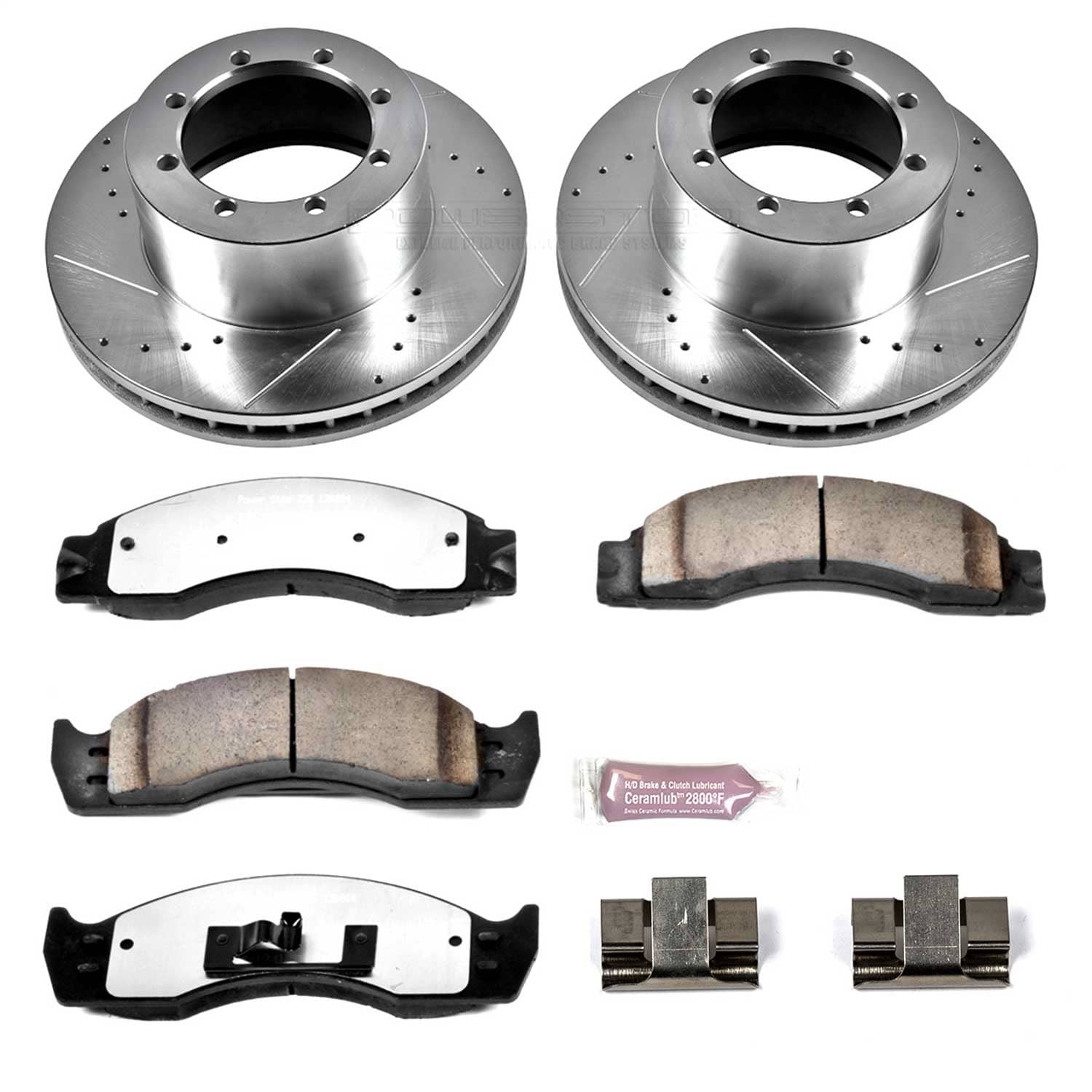Power Stop - K4912-36 - Rear - Disc Brake Pad and Rotor Kit