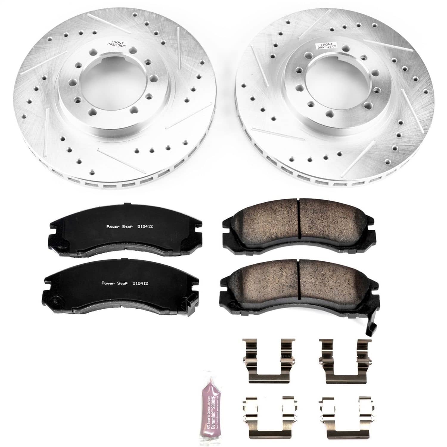Power Stop - K4981 - Front - Disc Brake Pad and Rotor Kit