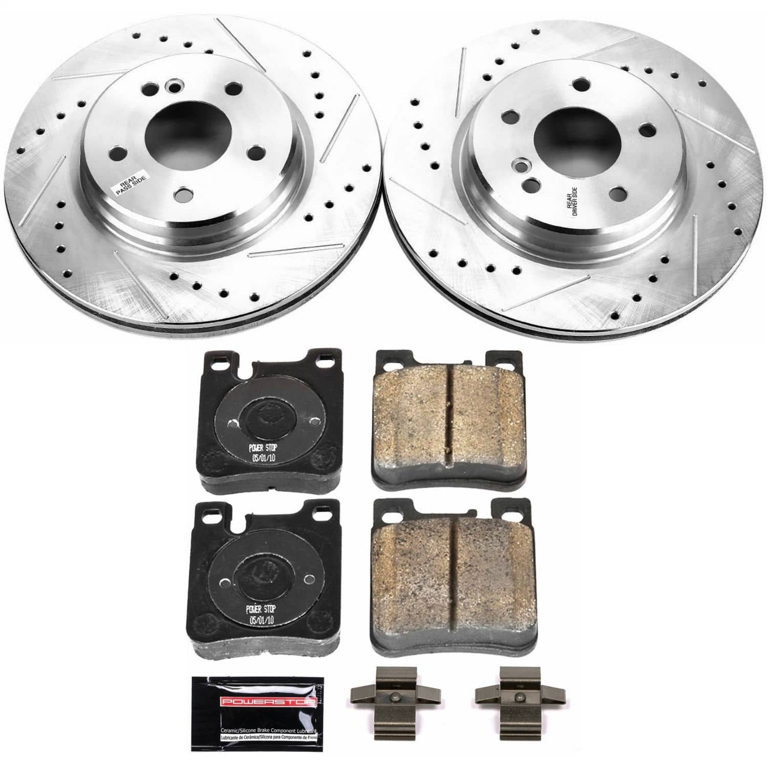 Power Stop - K5053 - Rear - Disc Brake Pad and Rotor Kit
