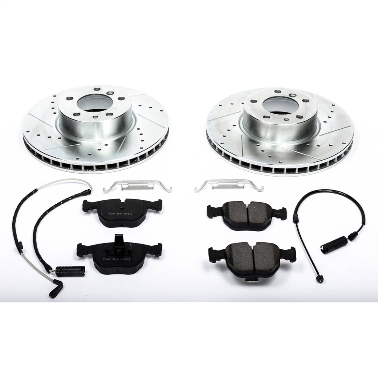 Power Stop - K508 - Front - Disc Brake Pad and Rotor Kit