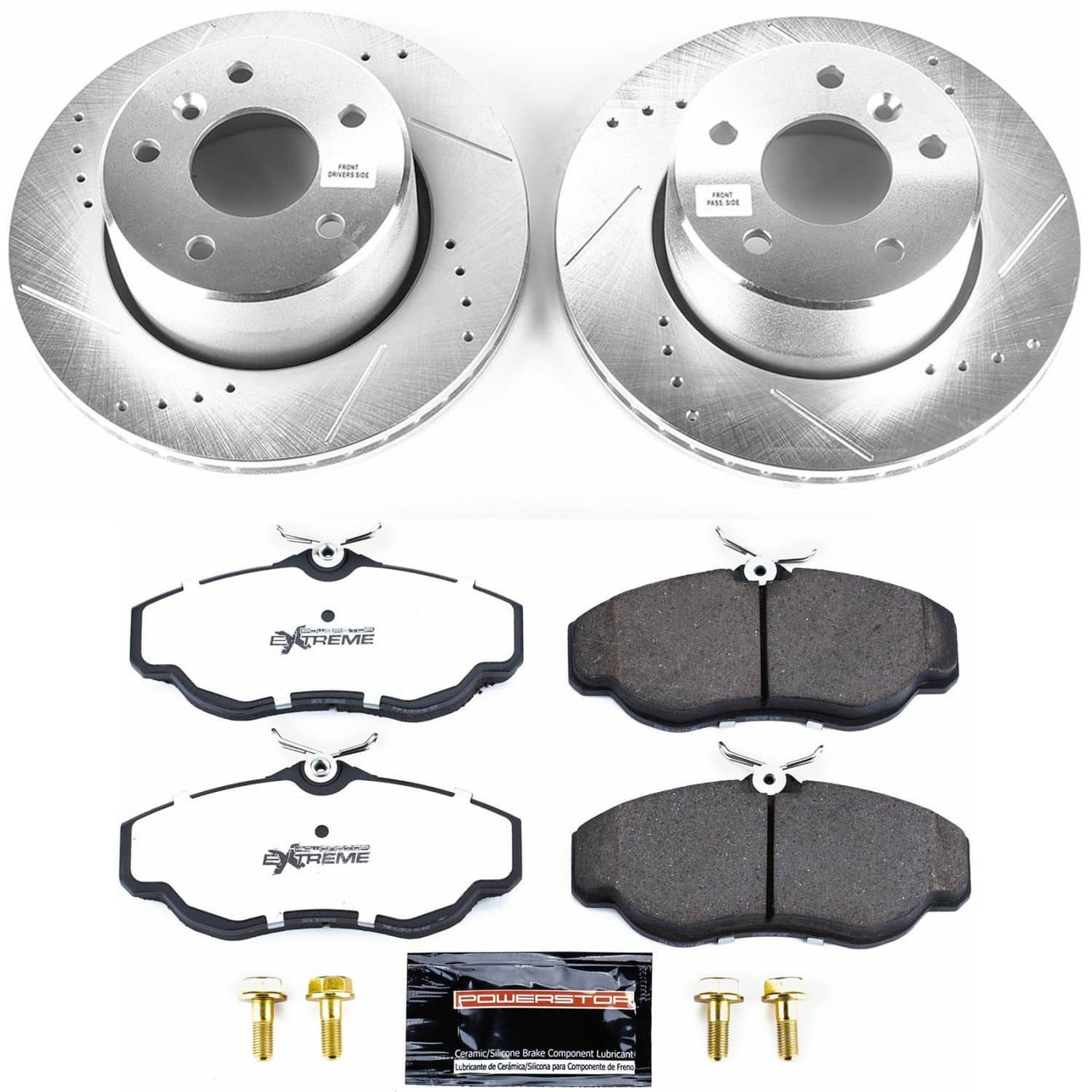 Power Stop - K5106-36 - Front - Disc Brake Pad and Rotor Kit
