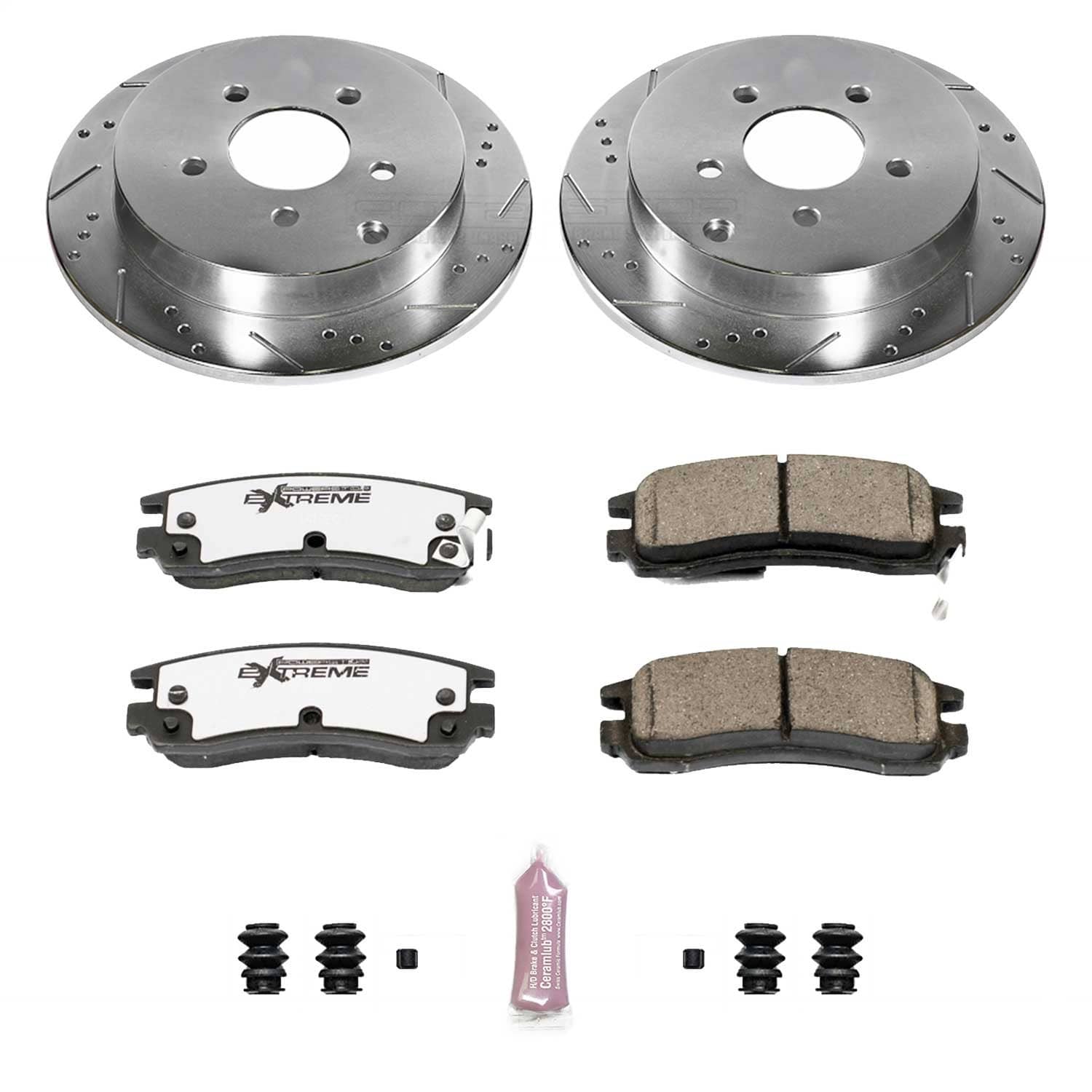 Power Stop - K5135-26 - Rear - Disc Brake Pad and Rotor Kit