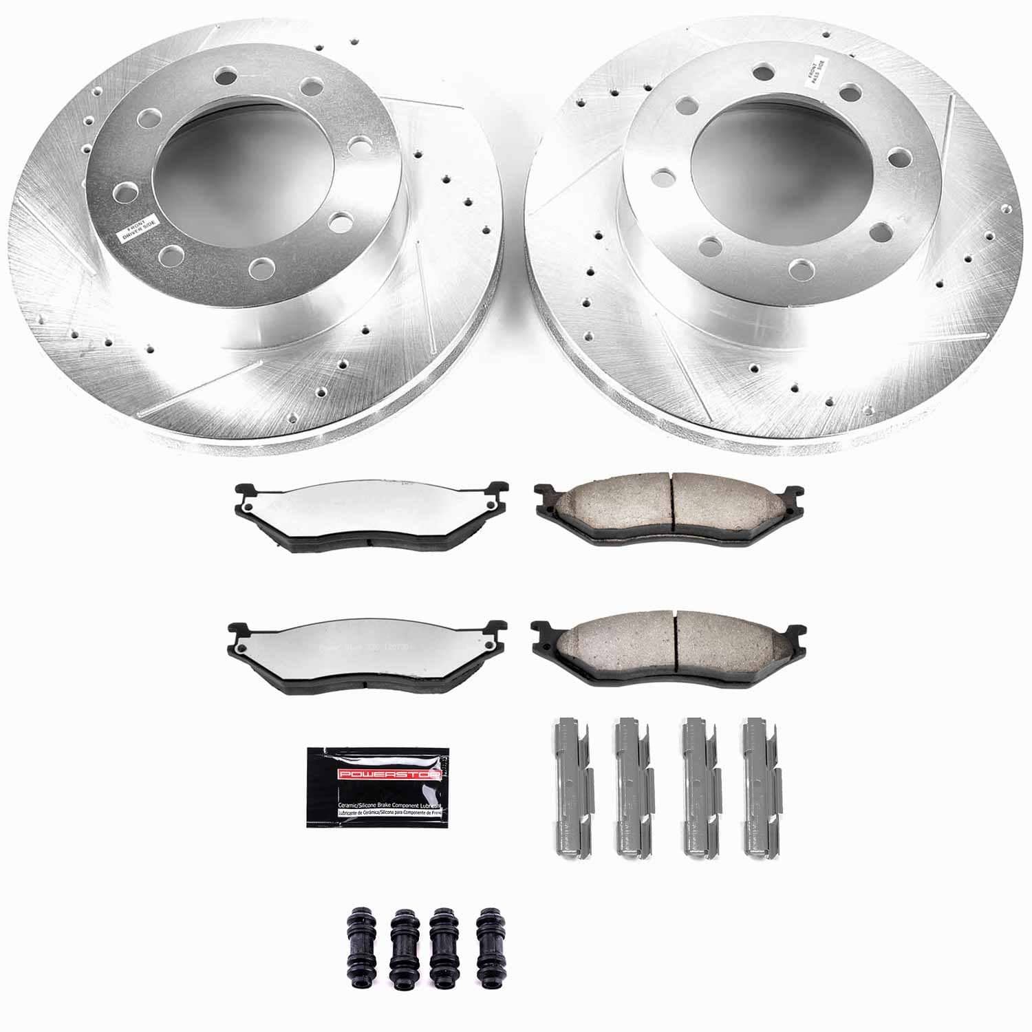 Power Stop - K5185-36 - Front - Disc Brake Pad and Rotor Kit
