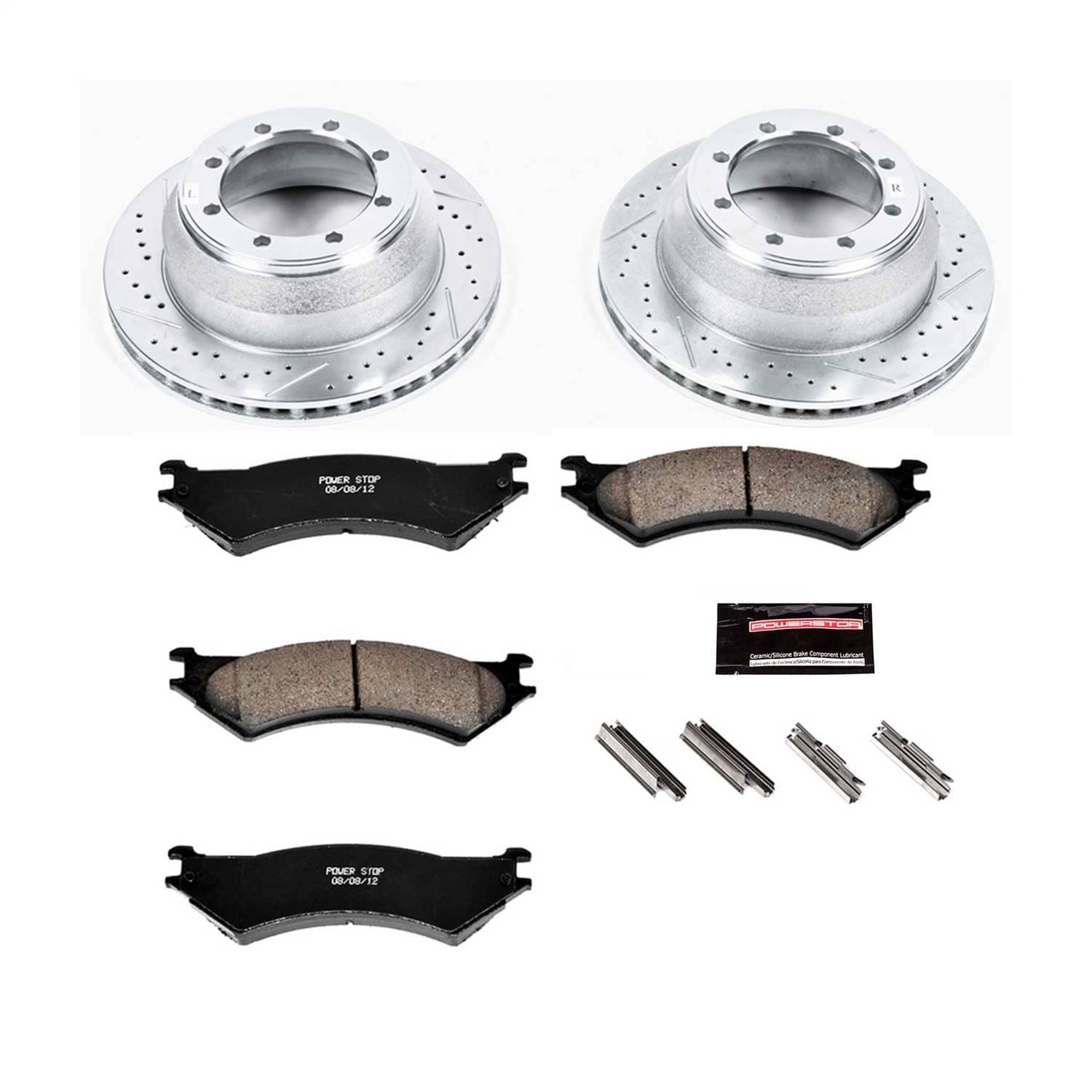 Power Stop - K5204 - Rear - Disc Brake Pad and Rotor Kit