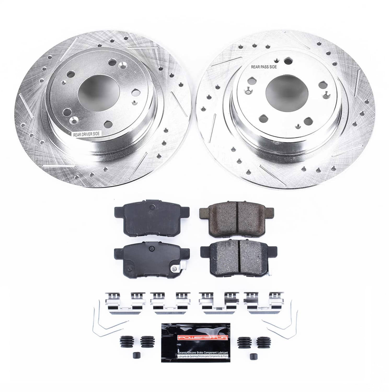 Power Stop - K5368 - Rear - Disc Brake Pad and Rotor Kit