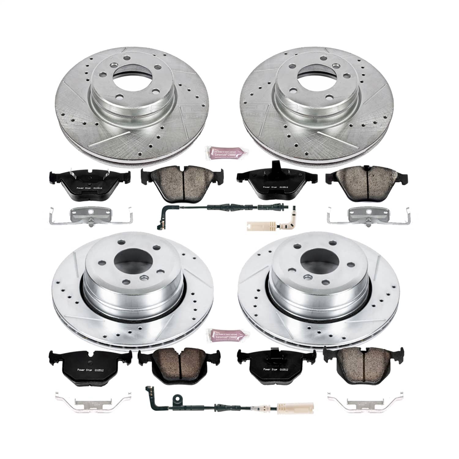 Power Stop - K5439 - Front and Rear - Disc Brake Pad and Rotor Kit