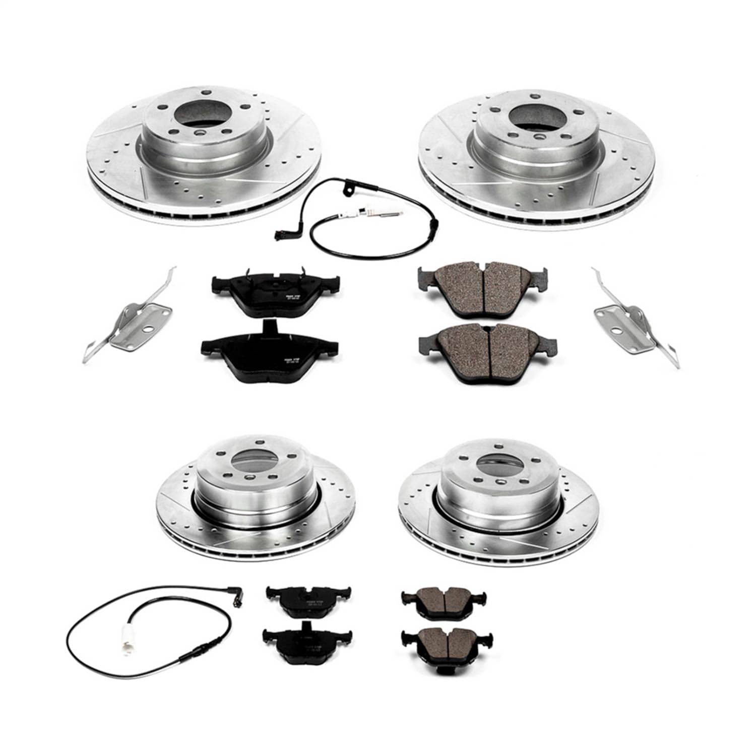 Power Stop - K5440 - Front and Rear - Disc Brake Pad and Rotor Kit