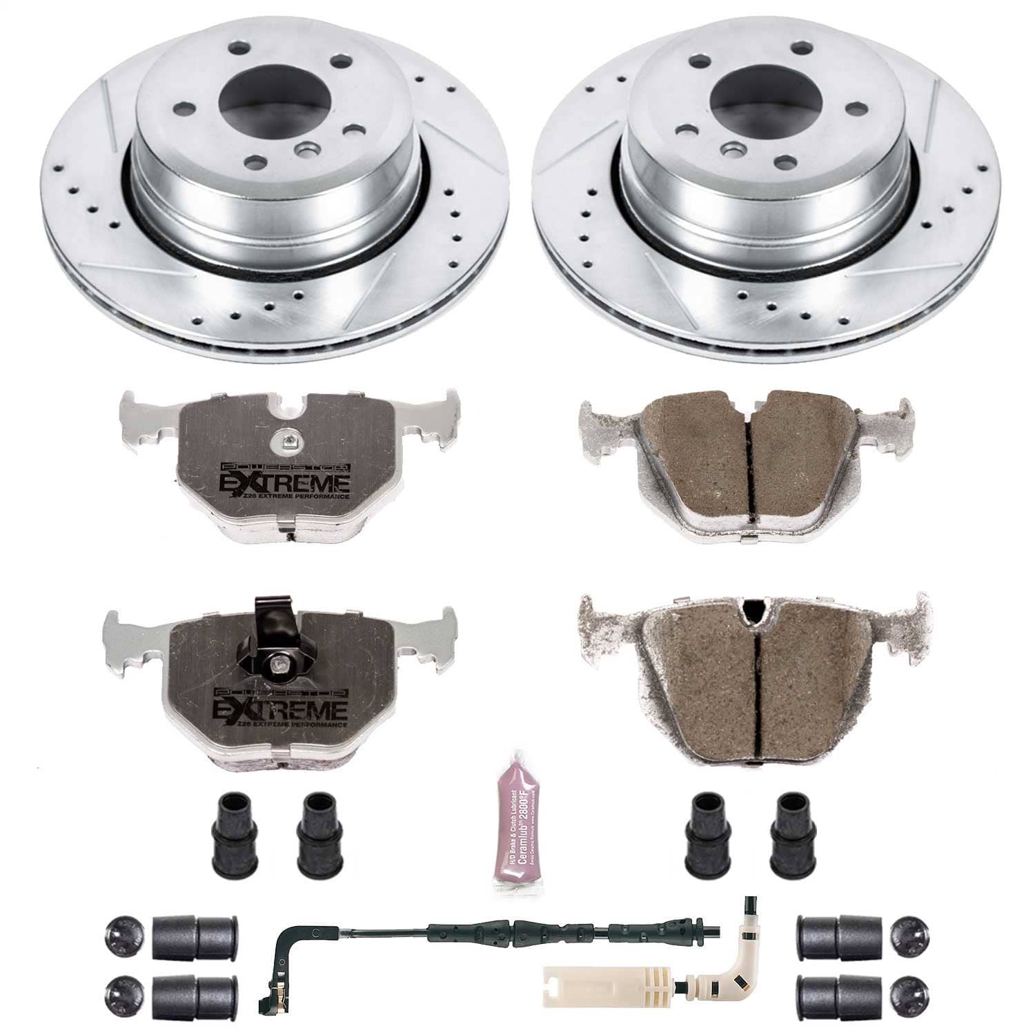 Power Stop - K5491-26 - Rear - Disc Brake Pad and Rotor Kit
