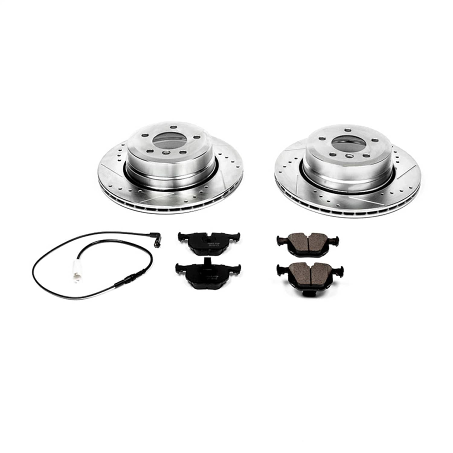 Power Stop - K5492 - Rear - Disc Brake Pad and Rotor Kit