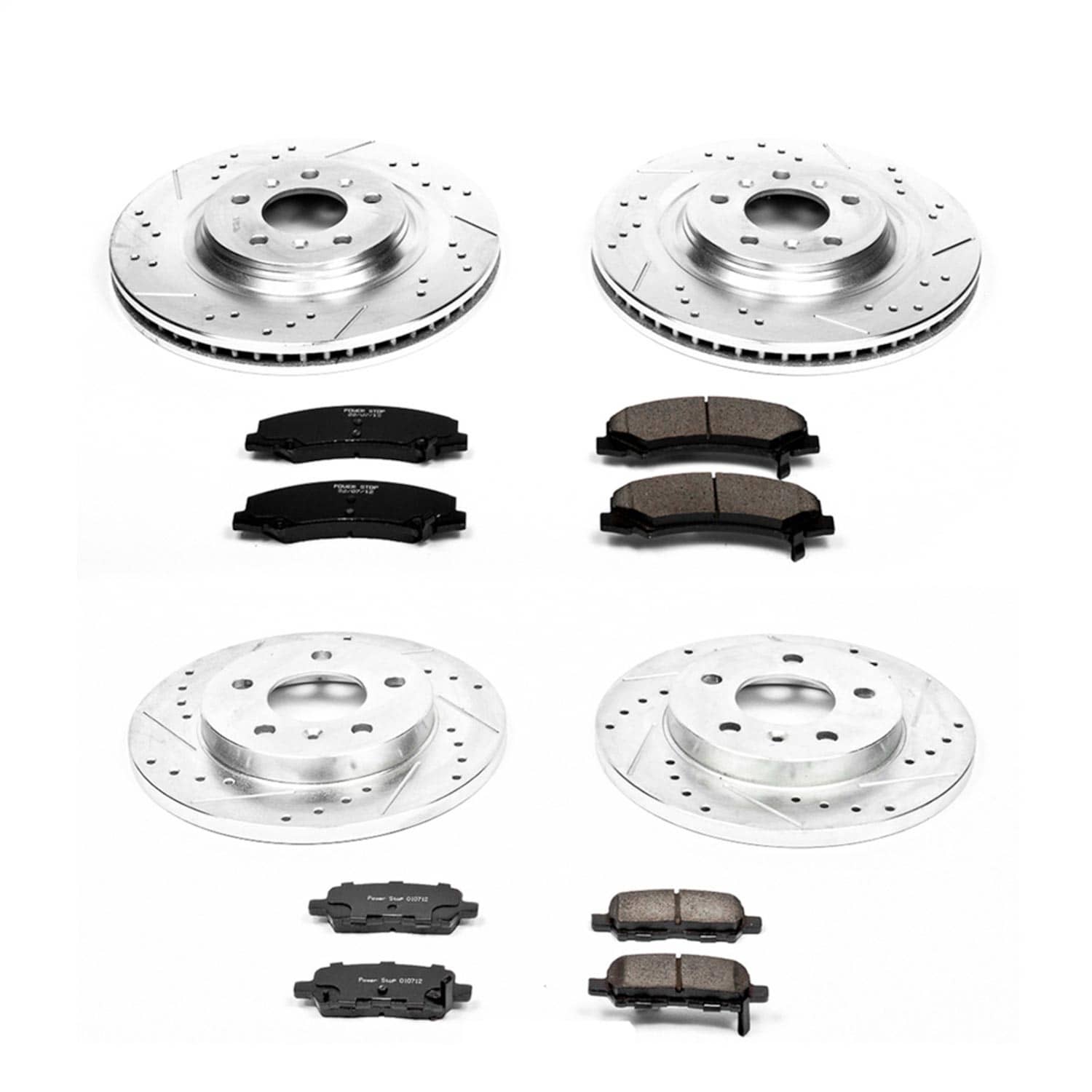 Power Stop - K5514 - Front and Rear - Disc Brake Pad and Rotor Kit