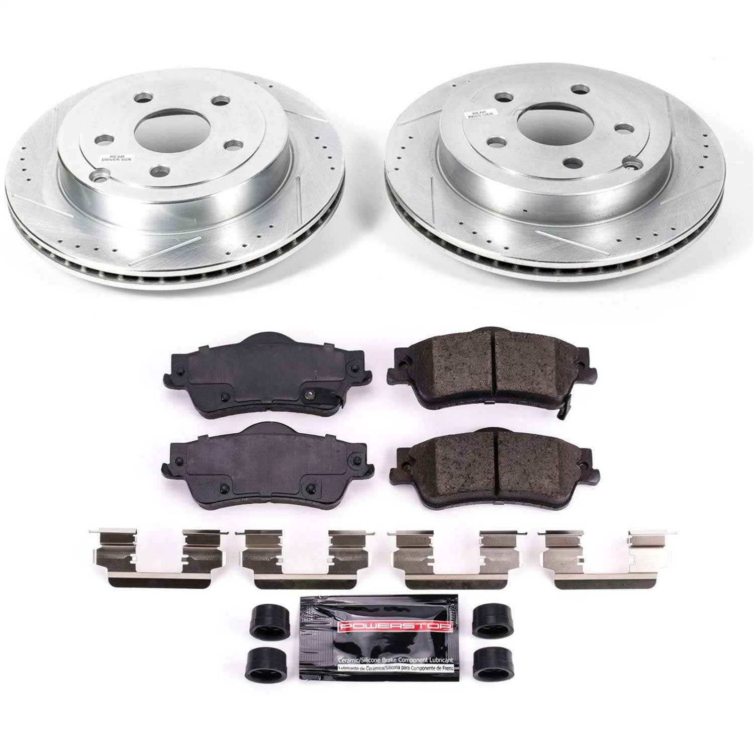 Power Stop - K5525 - Rear - Disc Brake Pad and Rotor Kit