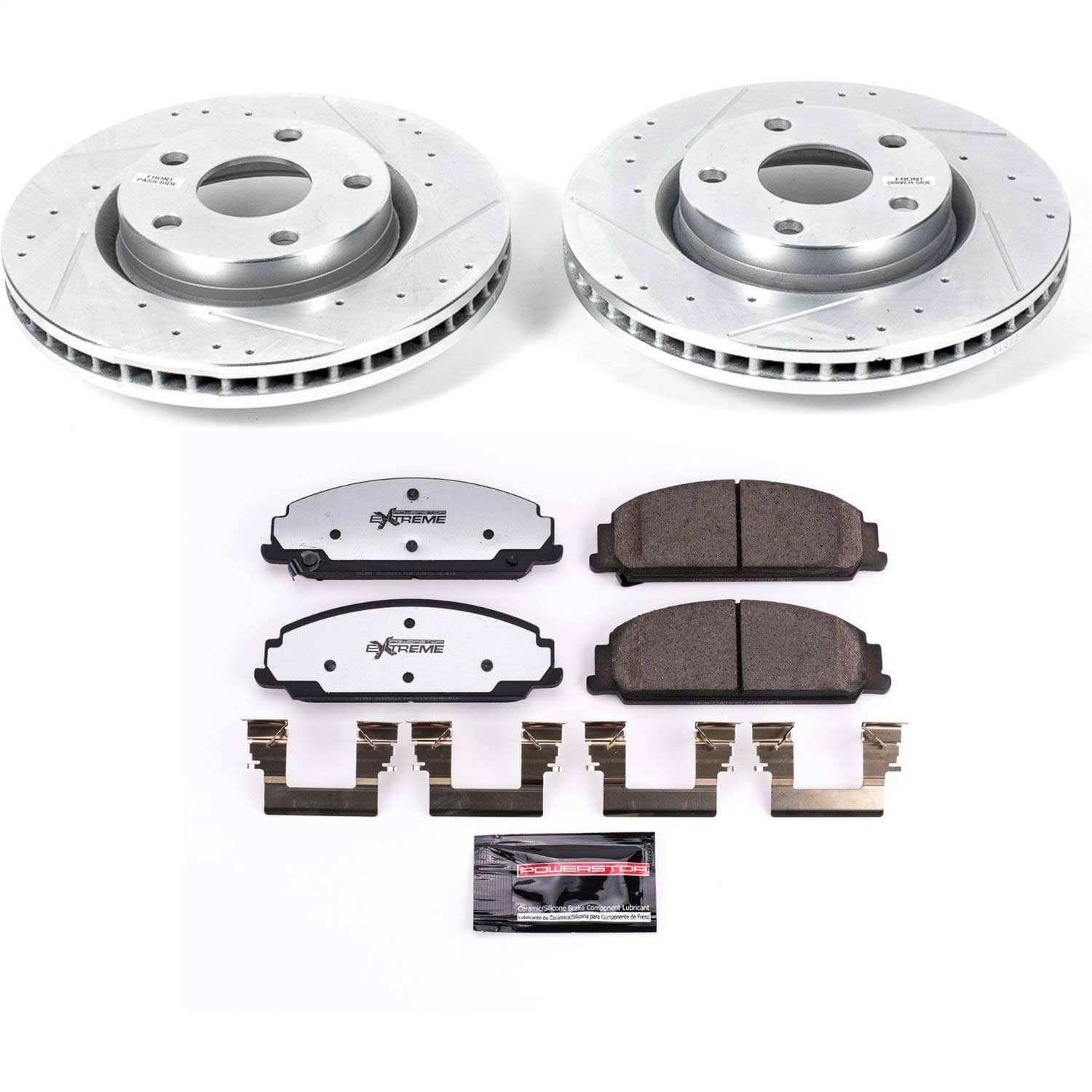 Power Stop - K5526-26 - Front - Disc Brake Pad and Rotor Kit