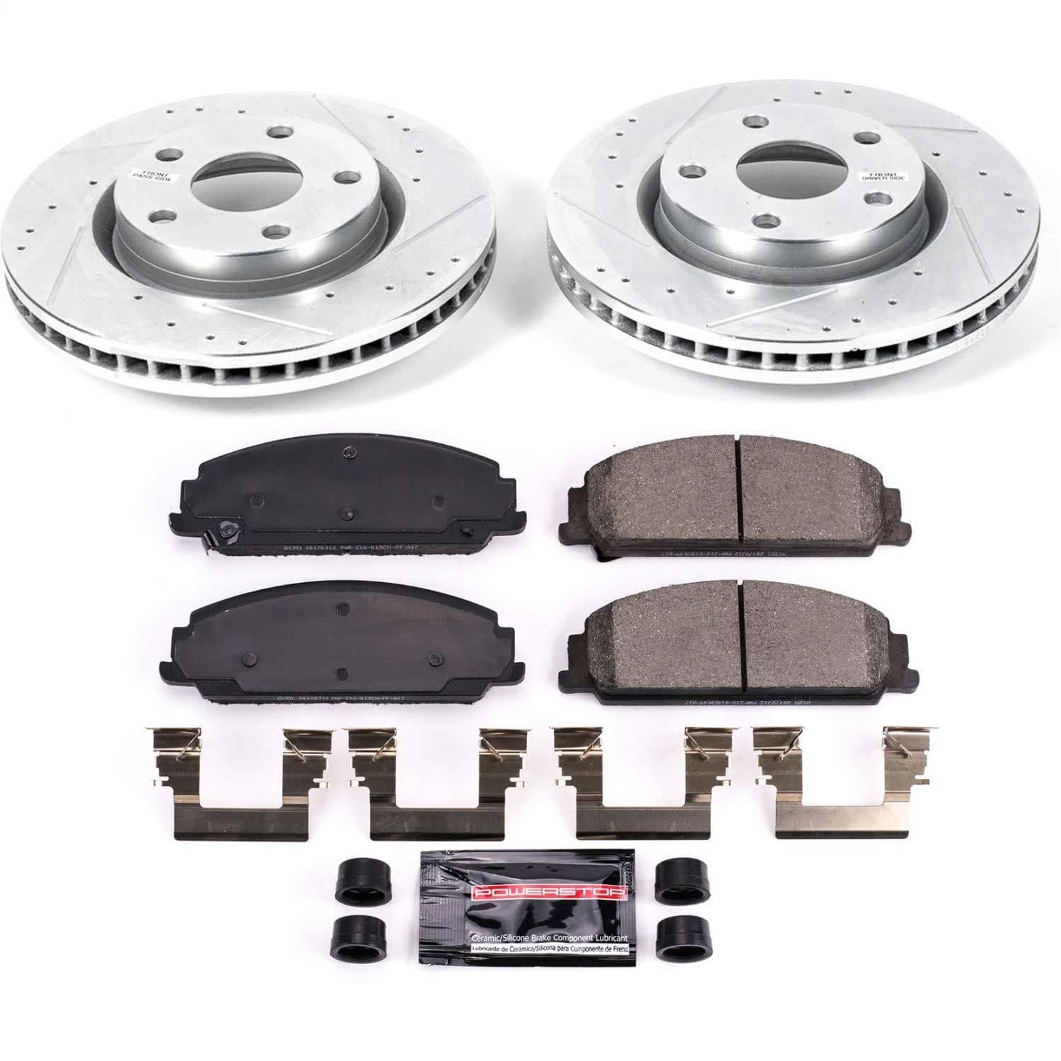 Power Stop - K5526 - Front - Disc Brake Pad and Rotor Kit