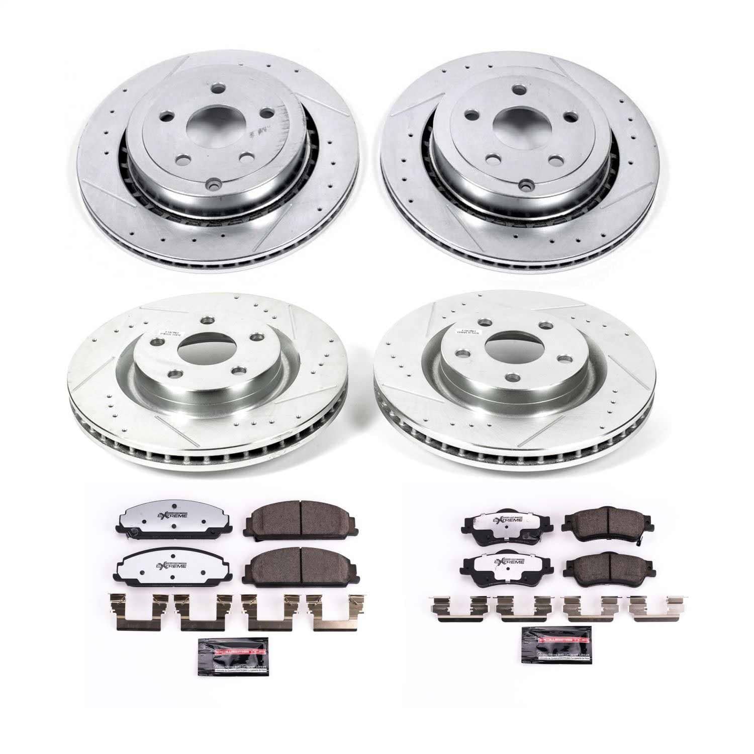 Power Stop - K5530-26 - Front and Rear - Disc Brake Pad and Rotor Kit